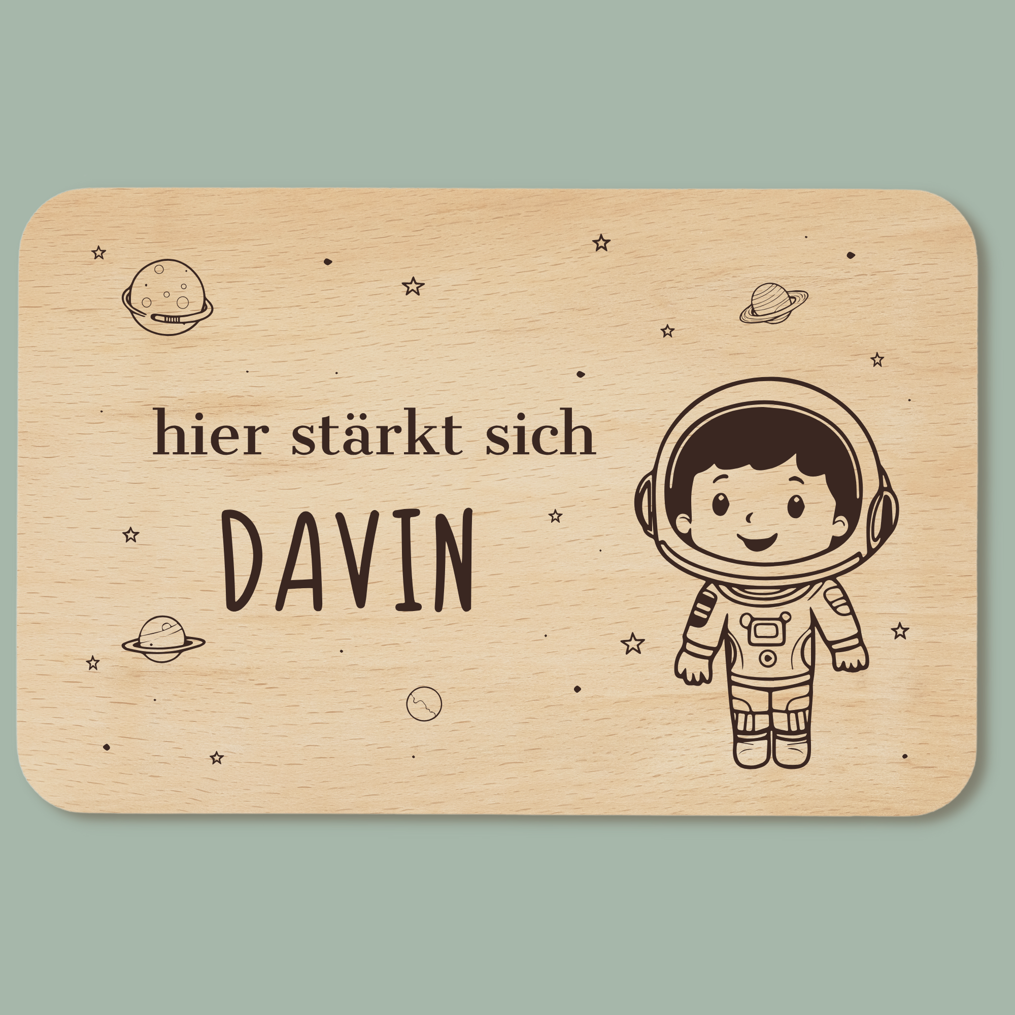 Frühstücksbrettchen Astronaut