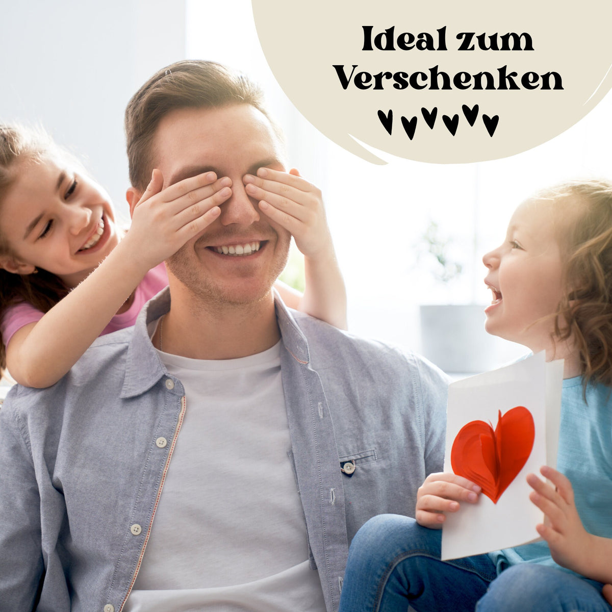 Schlüsselanhänger rund | Dieser Papa gehört zu ...