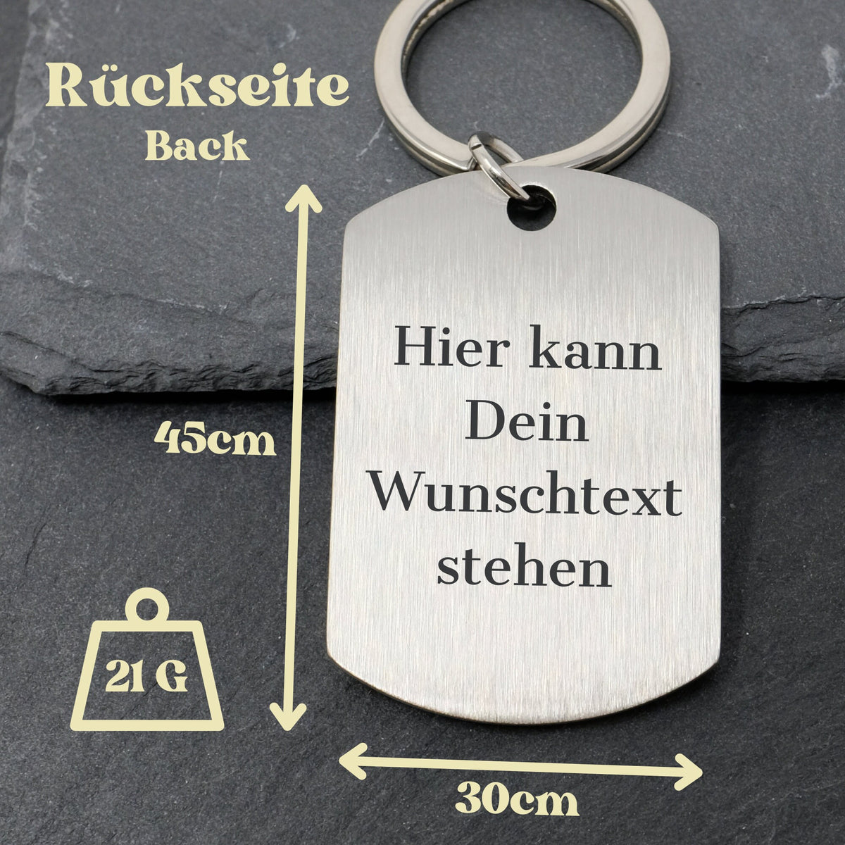 Schlüsselanhänger Dog Tag | Patentante