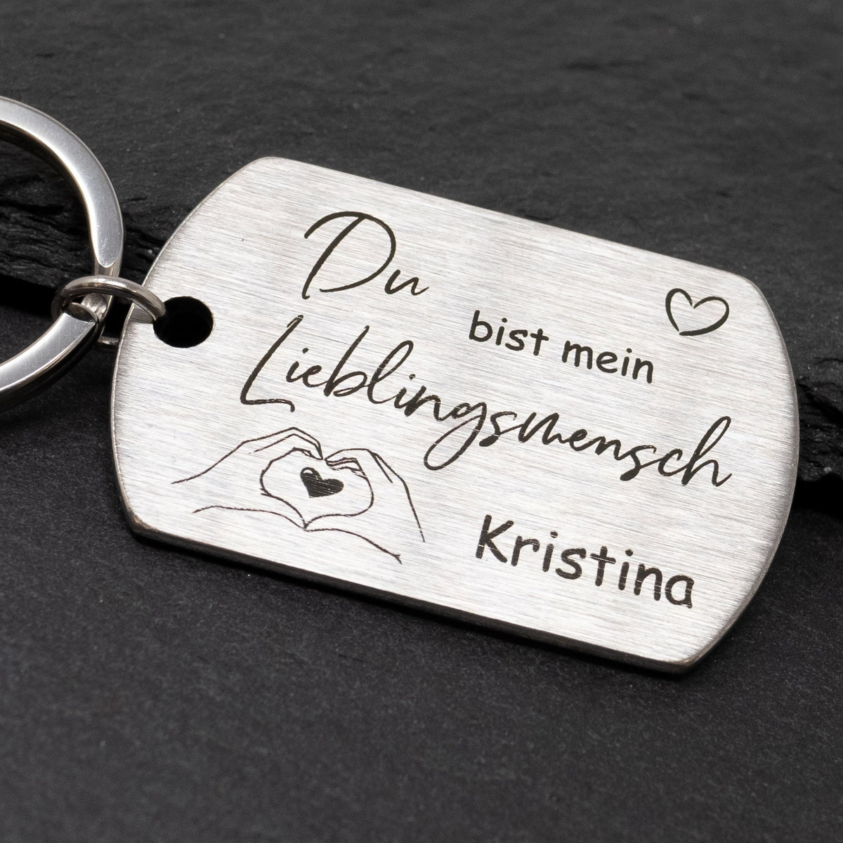 Schlüsselanhänger Lieblingsmensch mit individuellemNamen