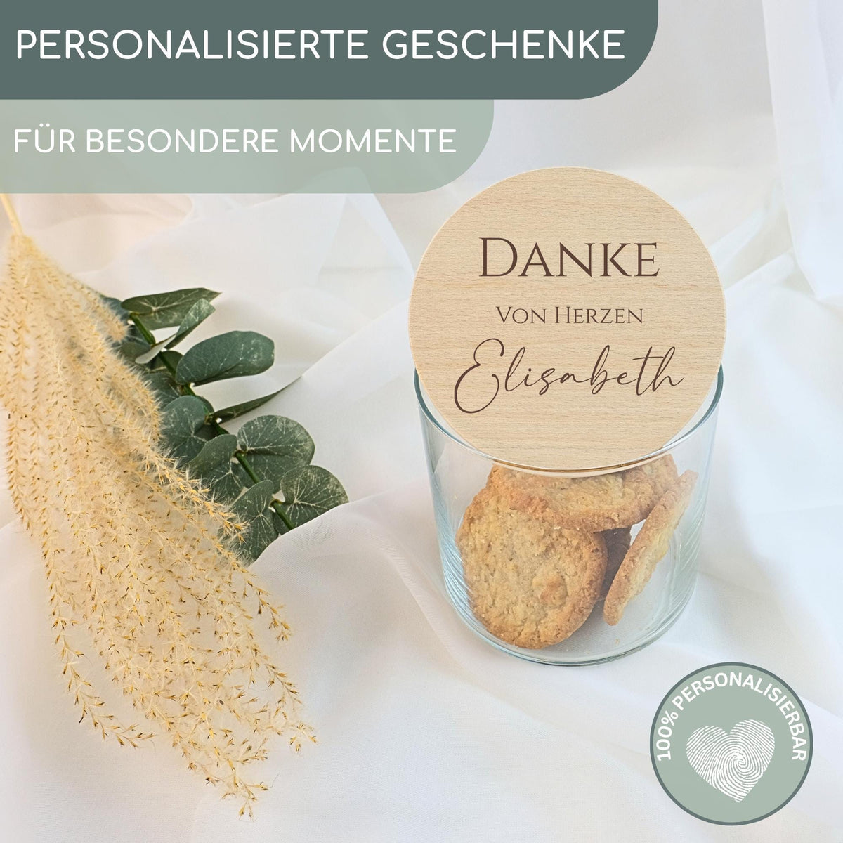 Vorratsglas | Danke von Herzen