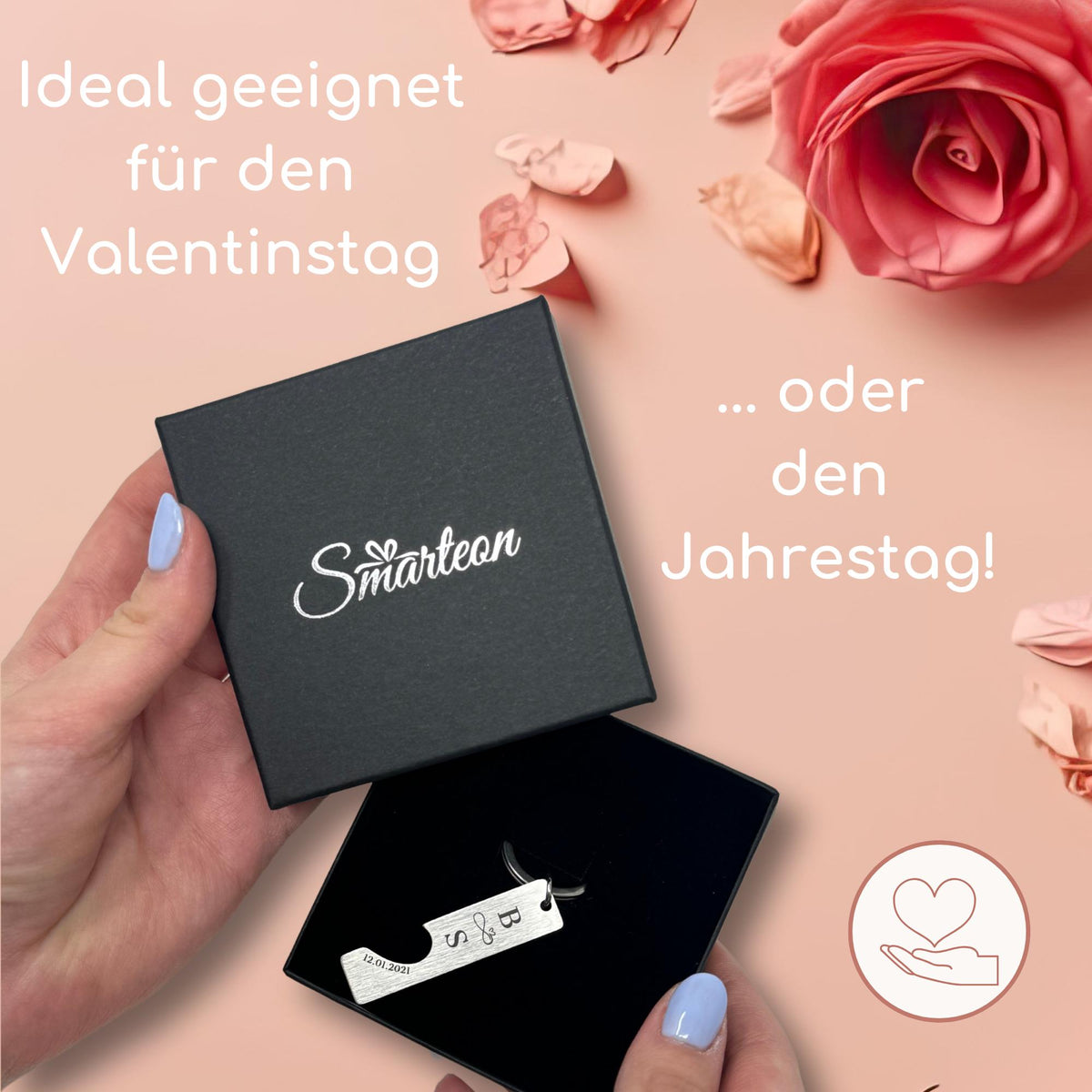 Personalisierter Schlüsselanhänger für Paare