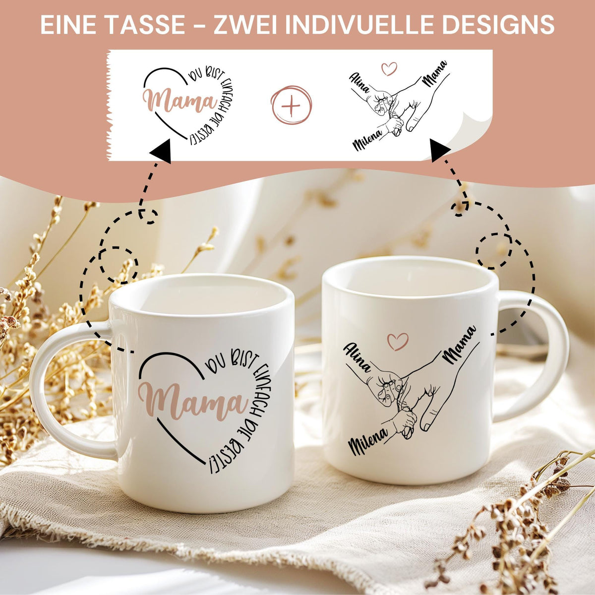 Personalisierte Tasse mit Namen