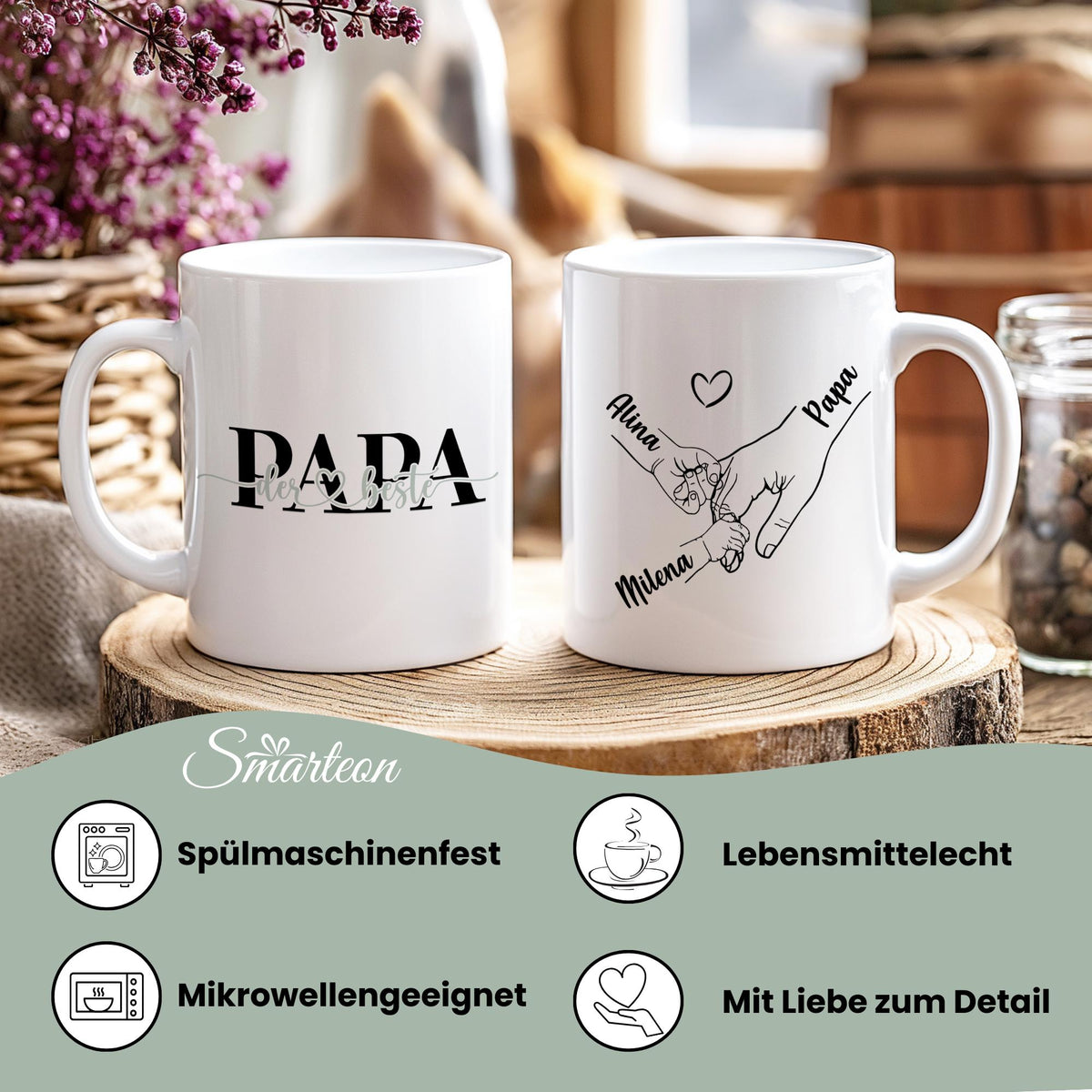 Personalisierte Tasse mit Namen