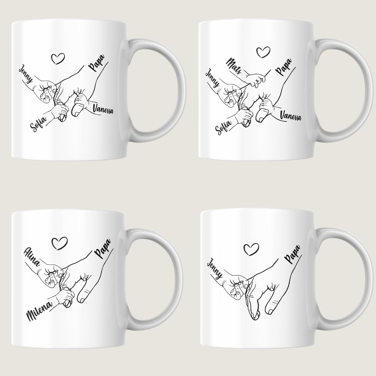Personalisierte Tasse mit Namen