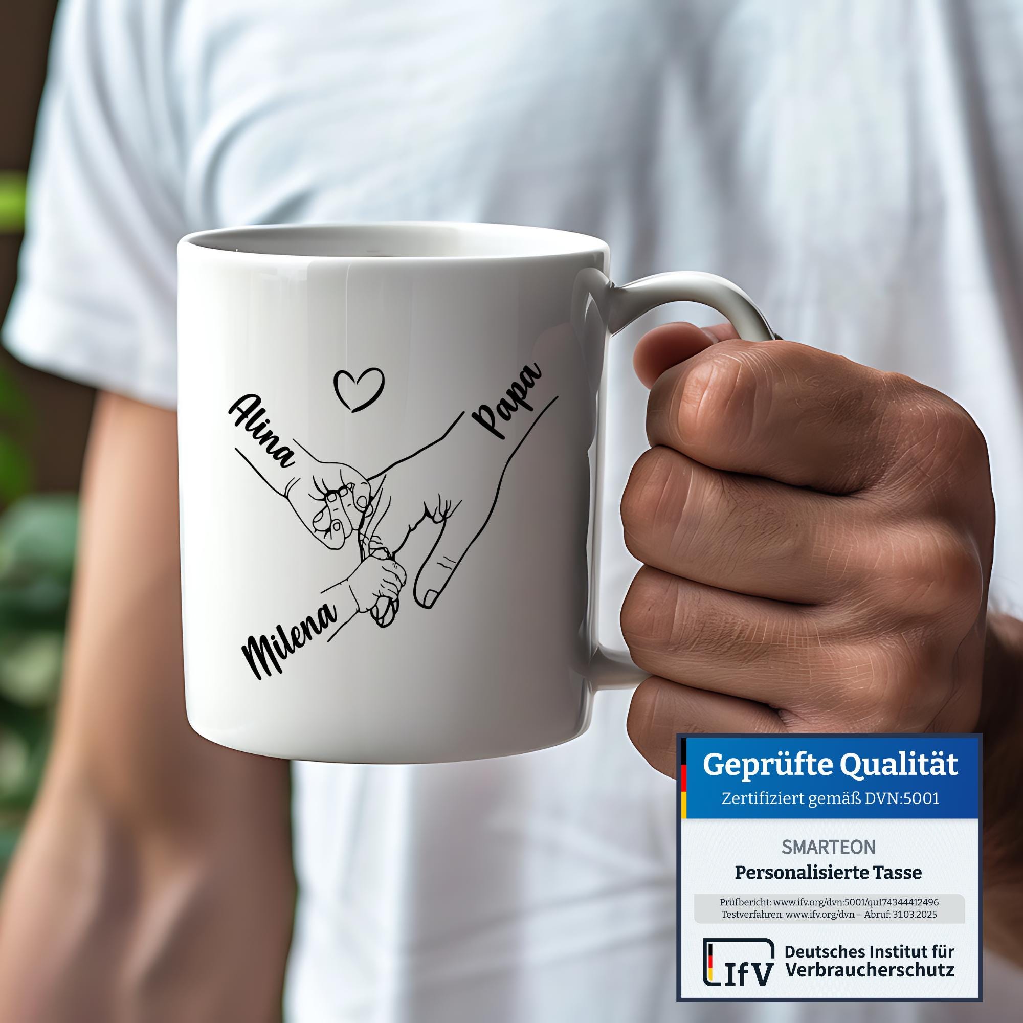 Personalisierte Tasse mit Namen