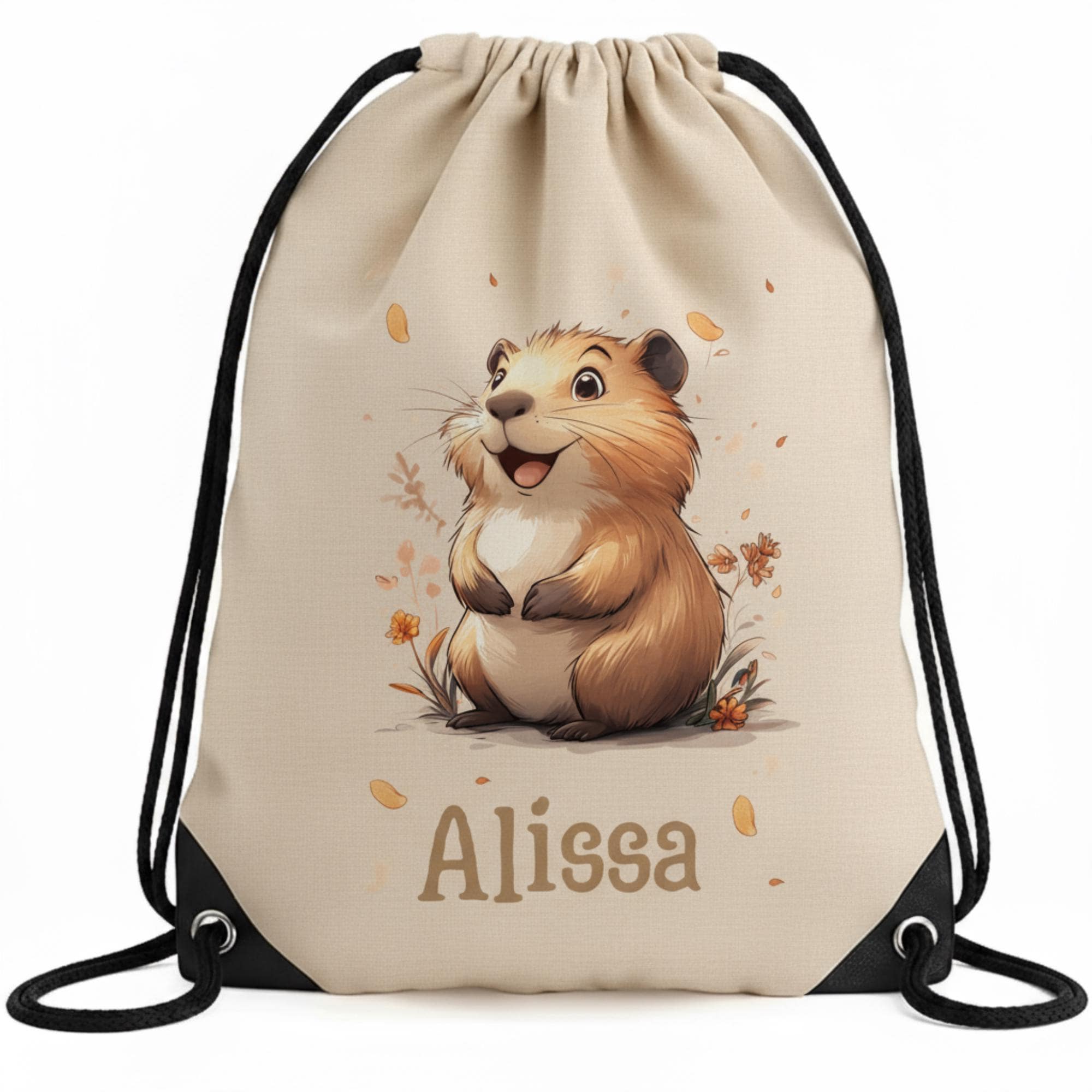 Personalisierter Turnbeutel mit Namen | Gymbag Kinder MĂ€dchen Junge | Geschenk zur Einschulung & Kindergartenstart | Sportbeutel Schule Kita