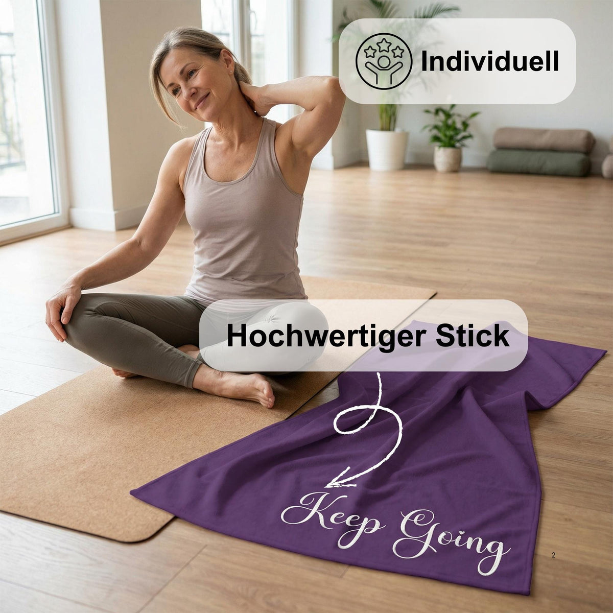 Handtuch mit Namen bestickt