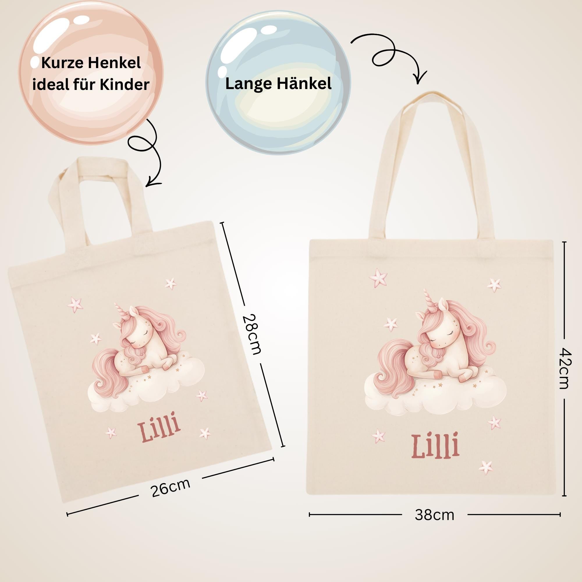 Personalisierte Jutebeutel mit Druck, Beutel mit Namen, Stofftasche für Kinder, Sportbeutel Kindergarten, Geschenk für Junge und Mädchen