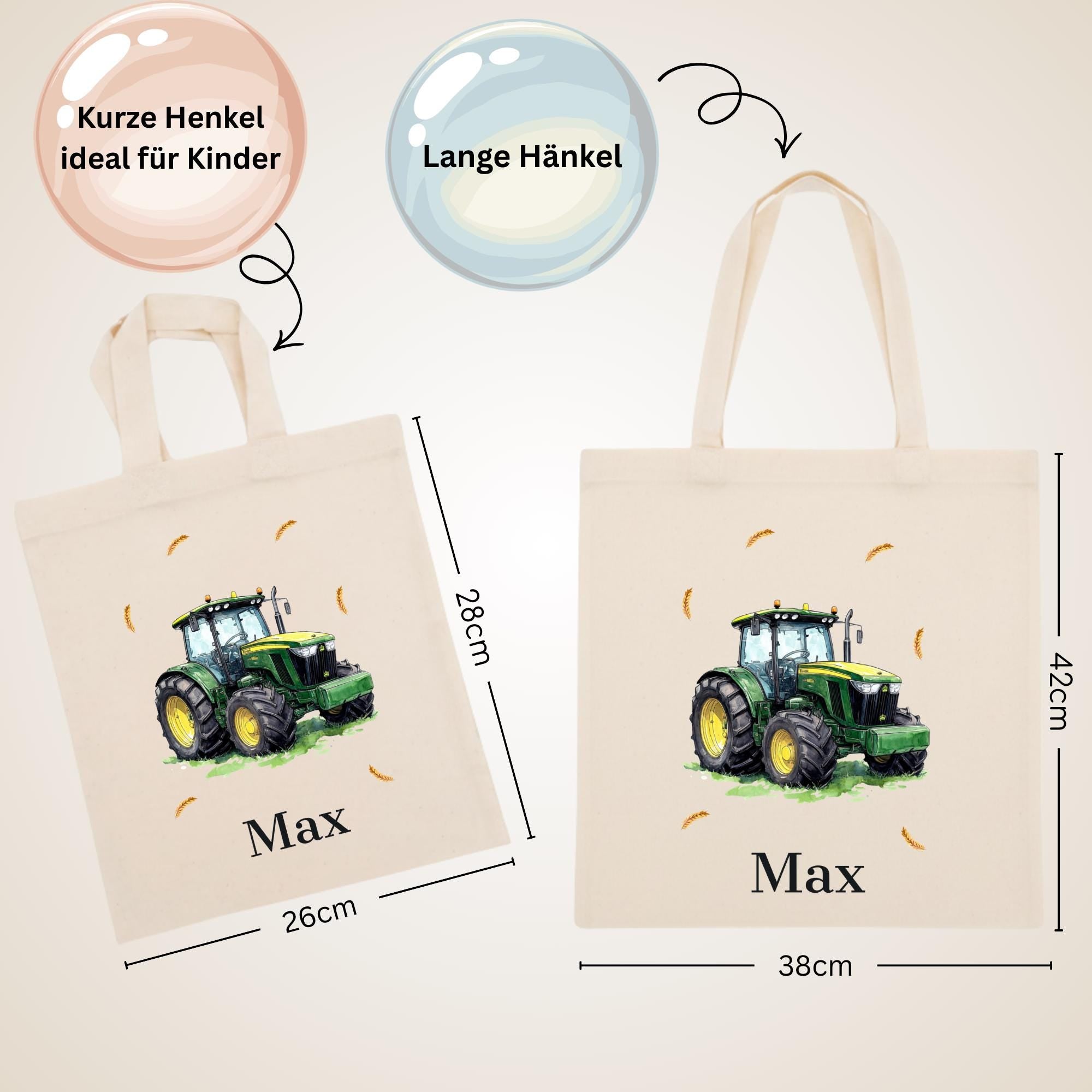 Personalisierte Jutebeutel mit Druck, Beutel mit Namen, Stofftasche für Kinder, Sportbeutel Kindergarten, Geschenk für Junge und Mädchen