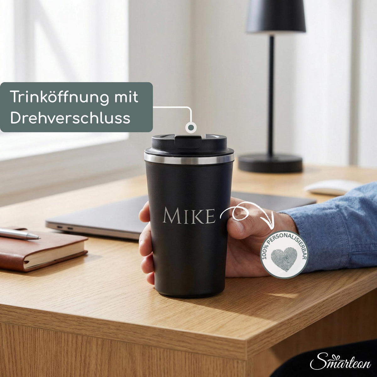 Personalisierter Thermobecher mit Namen (350ml)