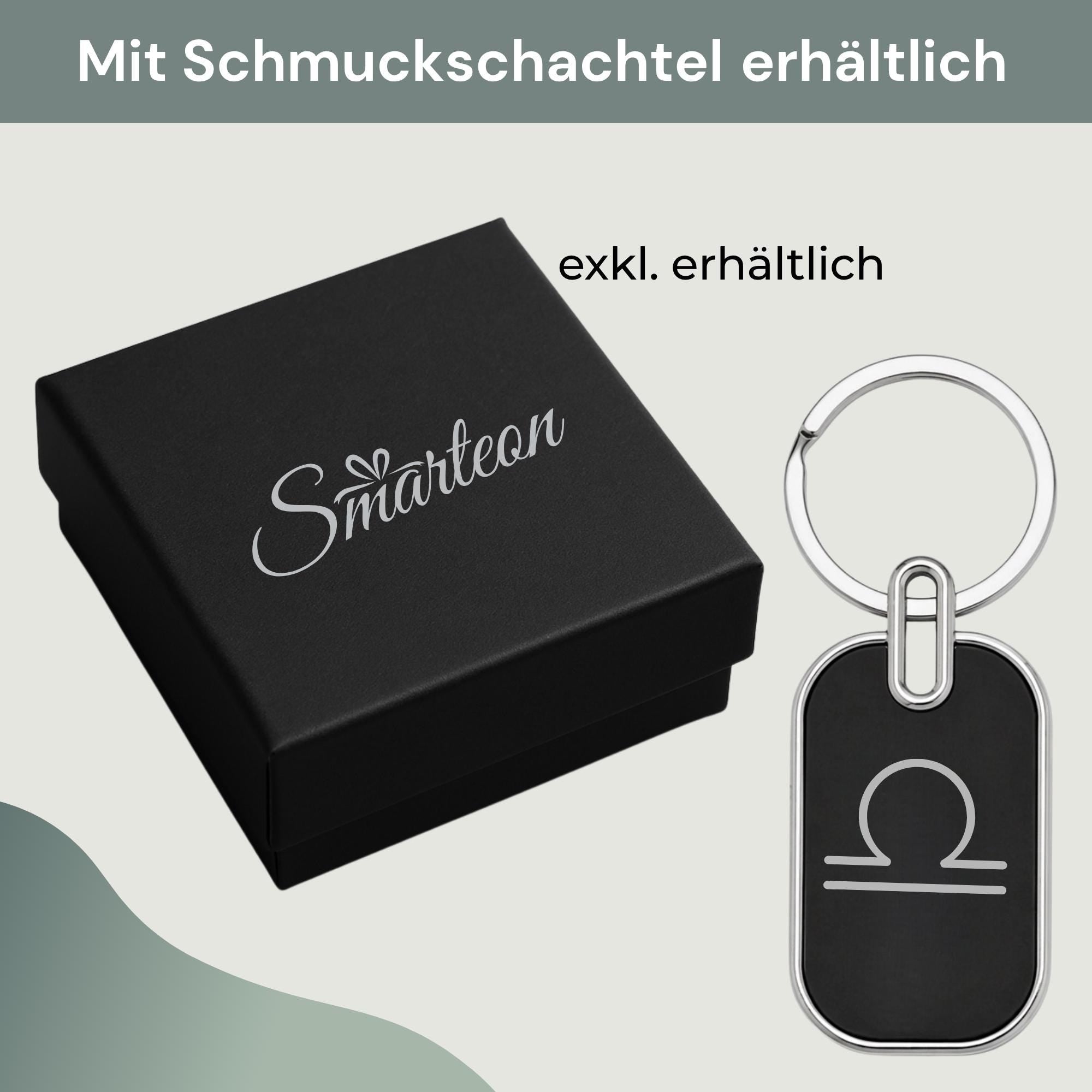 Personalisierter Schlüsselanhänger mit Sternzeichen & Gravur