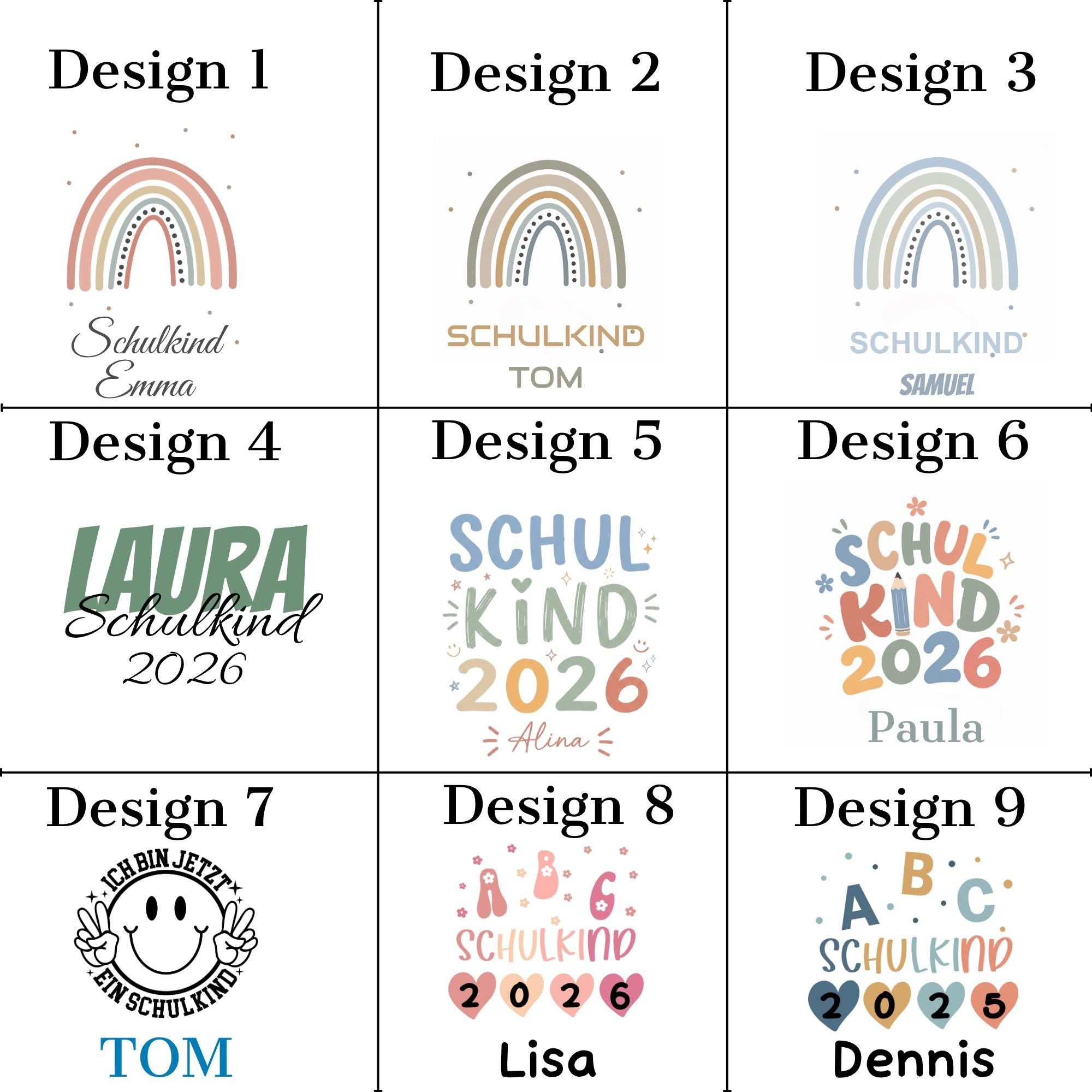 Personalisierte Kinder Sicherheitsweste Einschulung 2026 mit Name, Warnweste Schulkind, Geschenk zur Einschulung