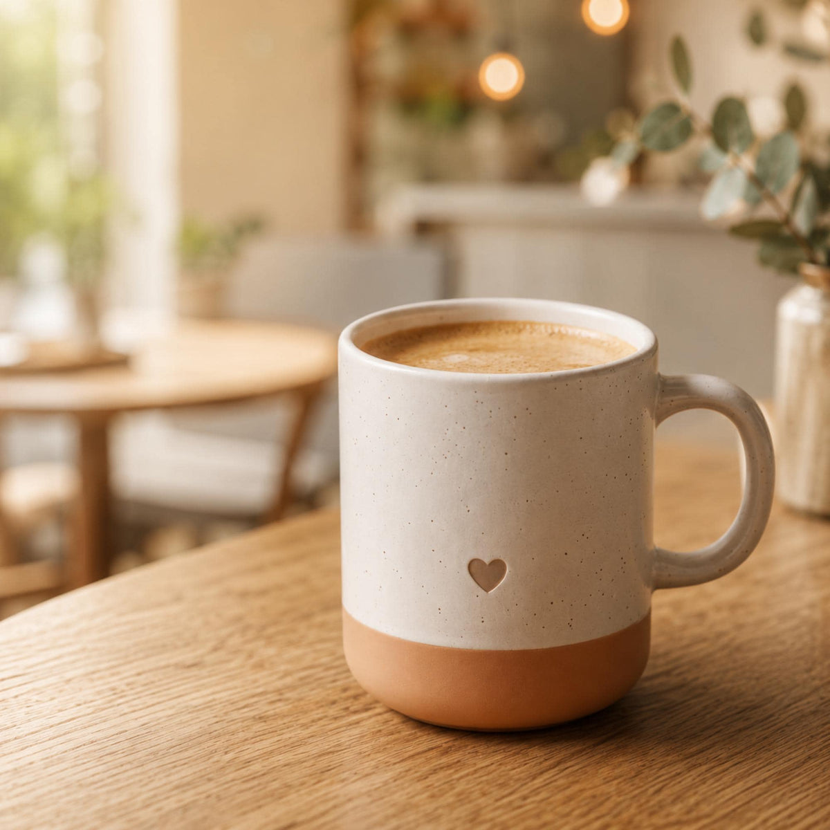 Personalisierte Tasse mit Naturstein-Optik