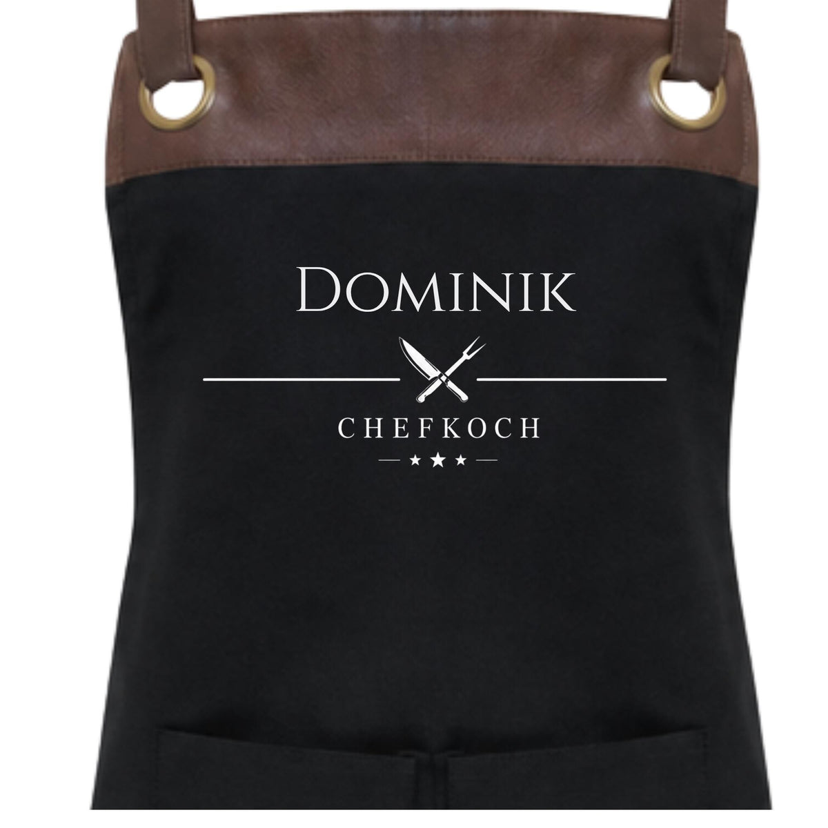 Grillschürze personalisiert für Männer, Kochschürze mit Namen, lustige Grillmeister Schürze, Geschenk für Papa Opa Grillfan