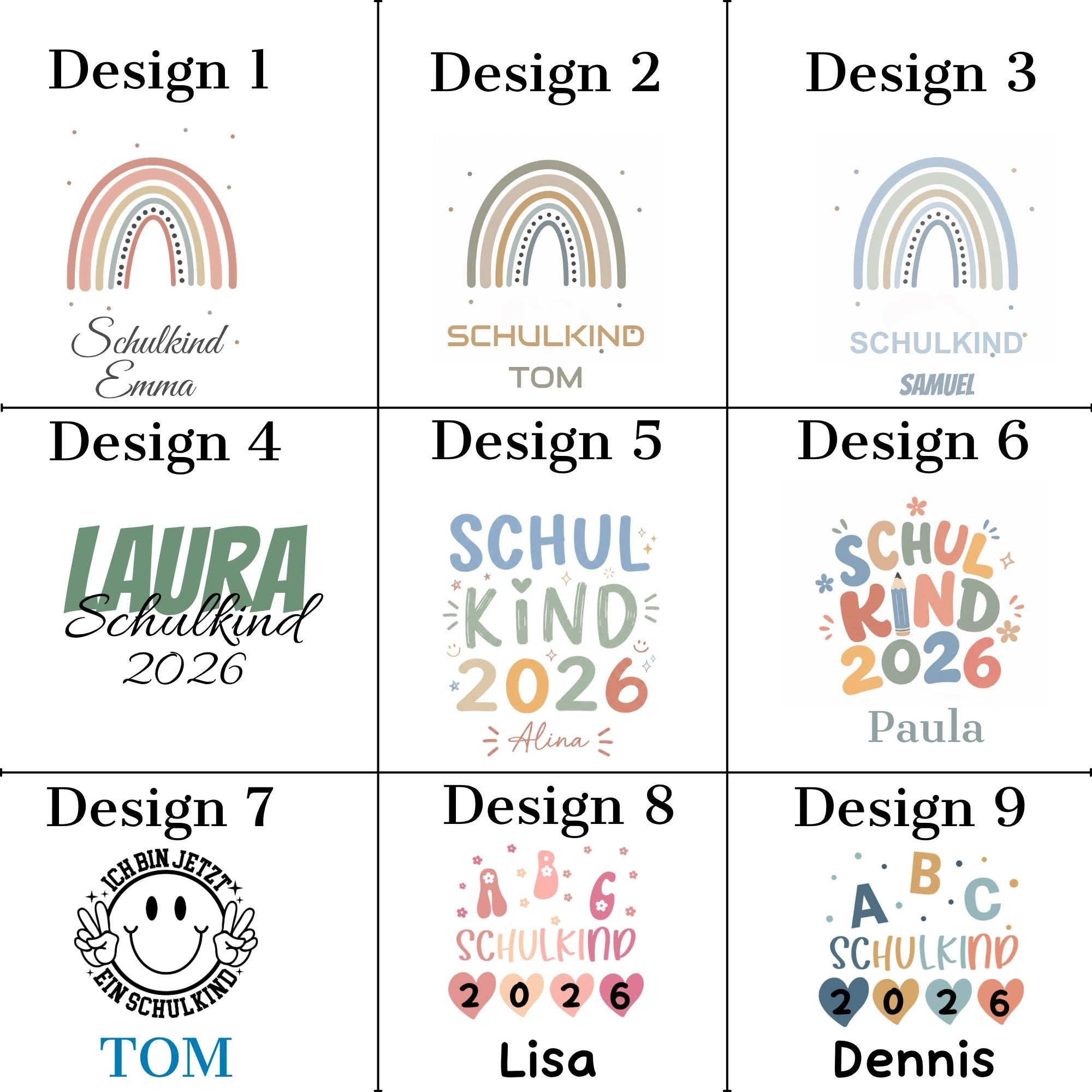Schulkind Socken personalisiert mit Namen, Socken Einschulung 2026, Geschenk Schulanfang, Schultüte, Kindersocken Jungen Mädchen