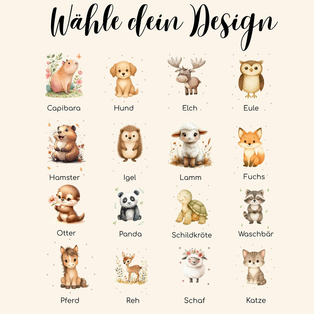 Personalisierte Socken mit Namen und Tiermotiv, Kindersocken für Jungen & Mädchen, 16 süße Tiermotive zur Auswahl, individuelles Geschenk