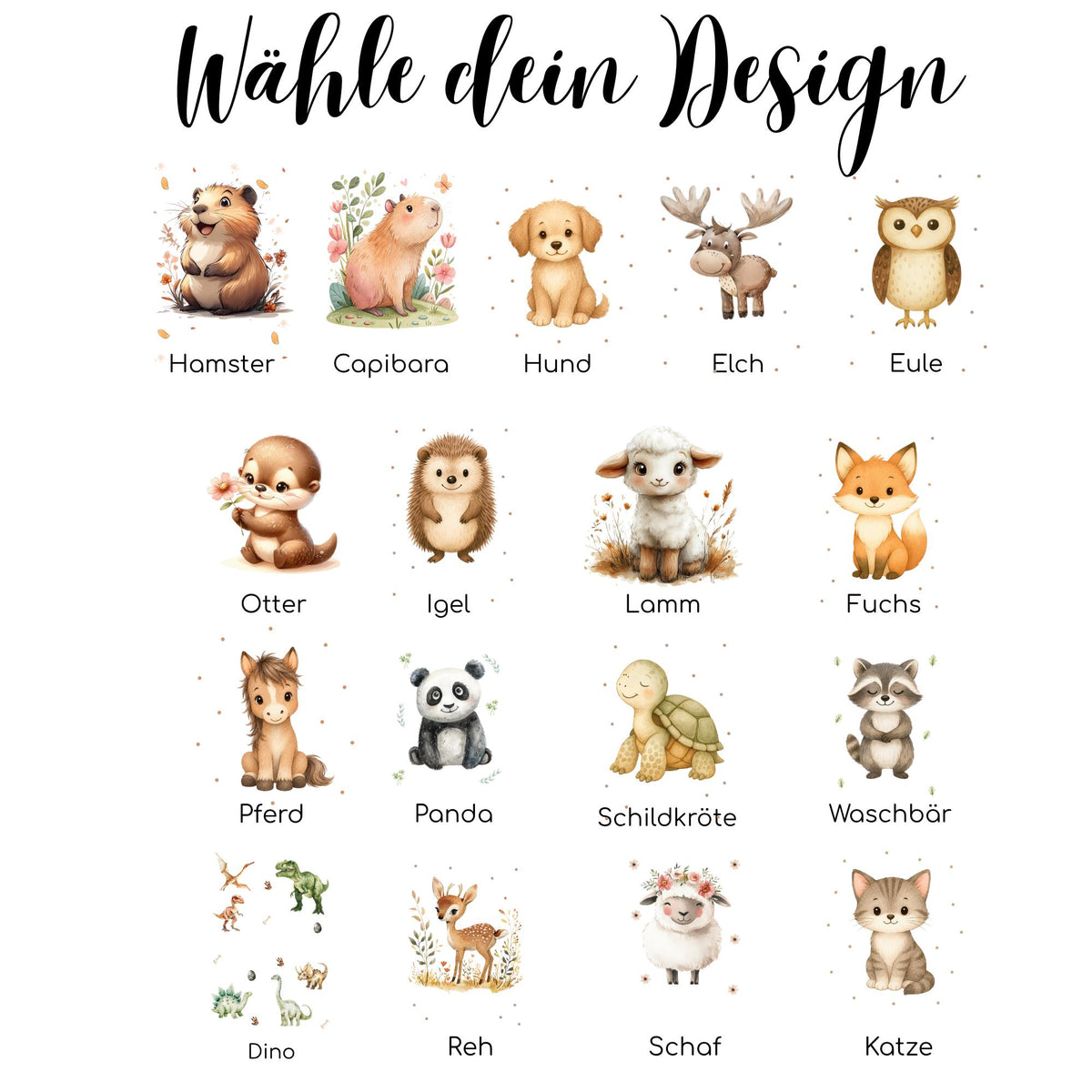 Personalisierte Emailletasse mit Namen – individuelles Geschenk für Kinder, Kinder Becher 330 ml, leichte Emaille Tasse, Tiermotive