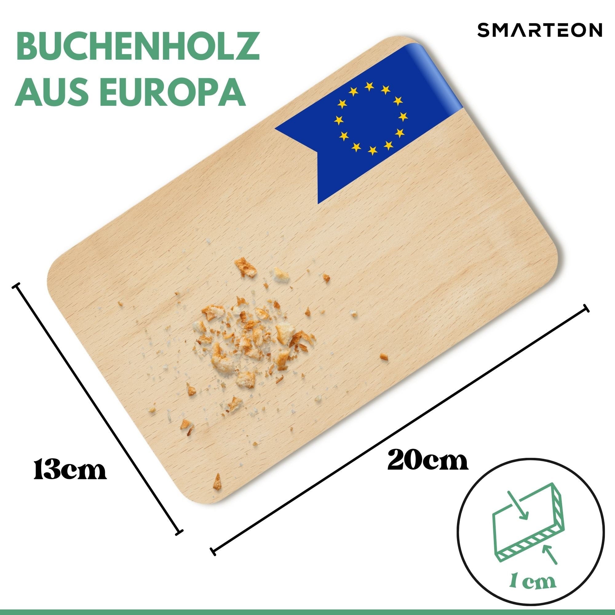 Frühstücksbrettchen personalisiert - Geschenke mit Namen - Frühstücksbrettchen Kinder - Geschenk zur Taufe/Einschulung