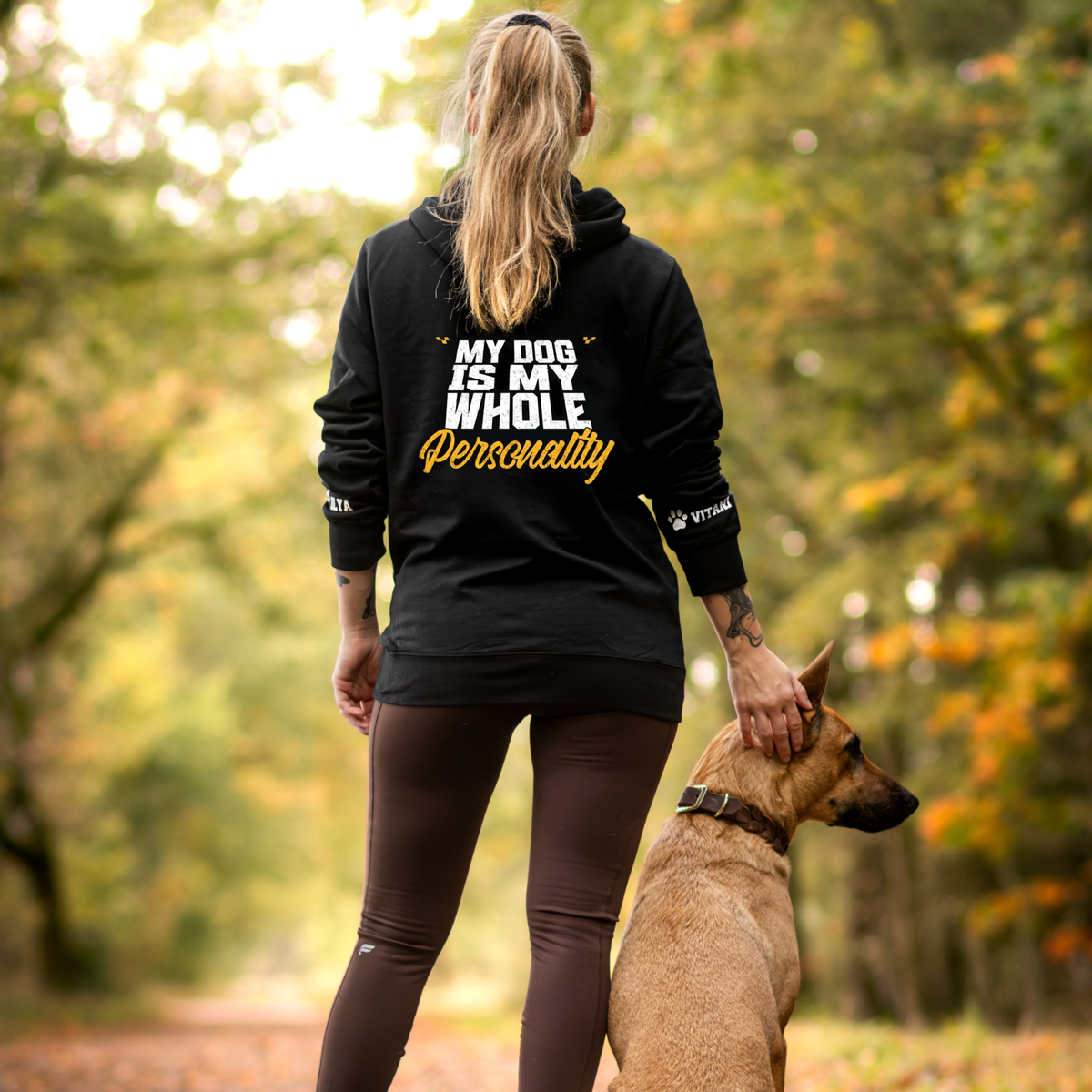 Hoodie personalisiert - my dog is my personality