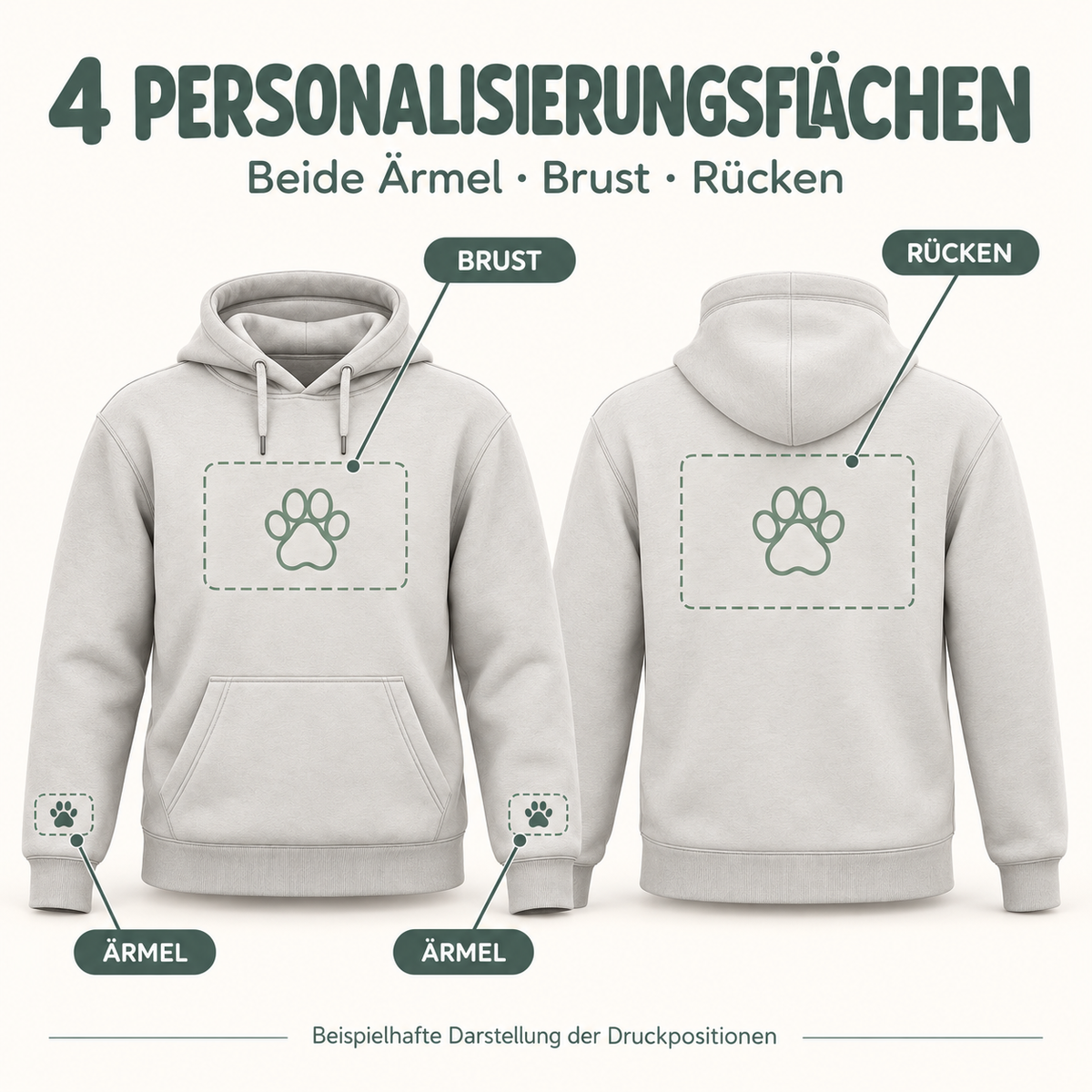 Hoodie personalisiert - my dog is my personality