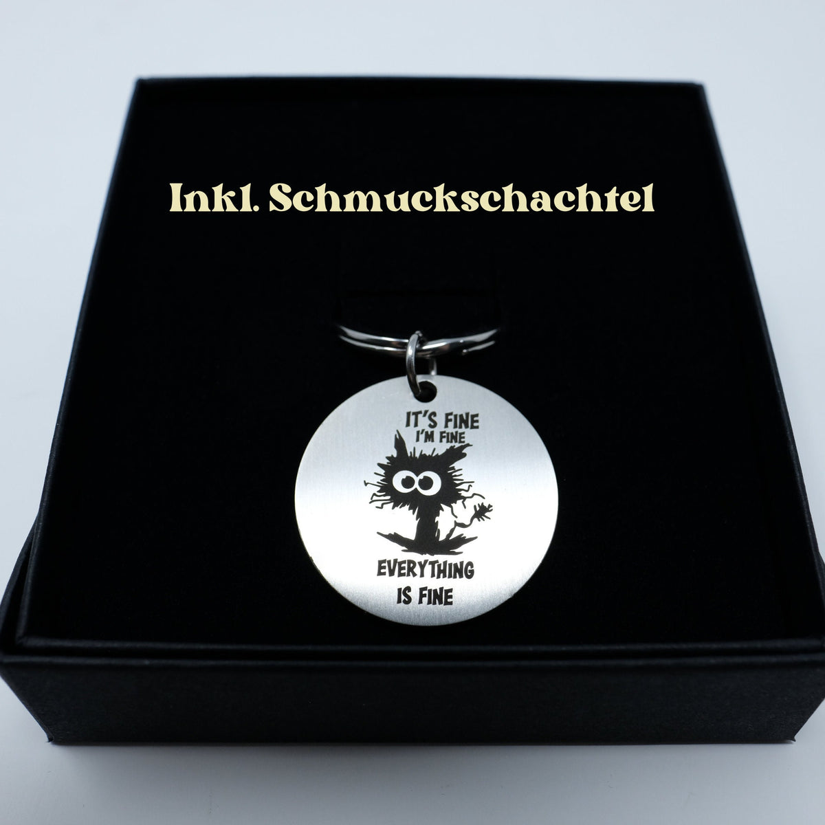 Schlüsselanhänger personalisiert - I am fine