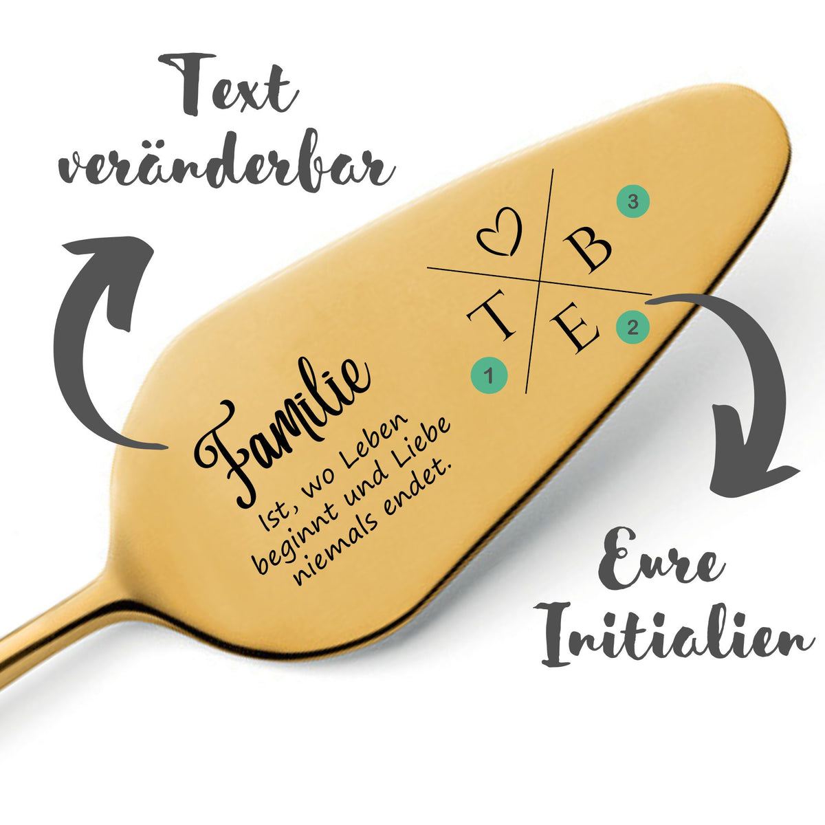 Tortenheber Set "Familie"