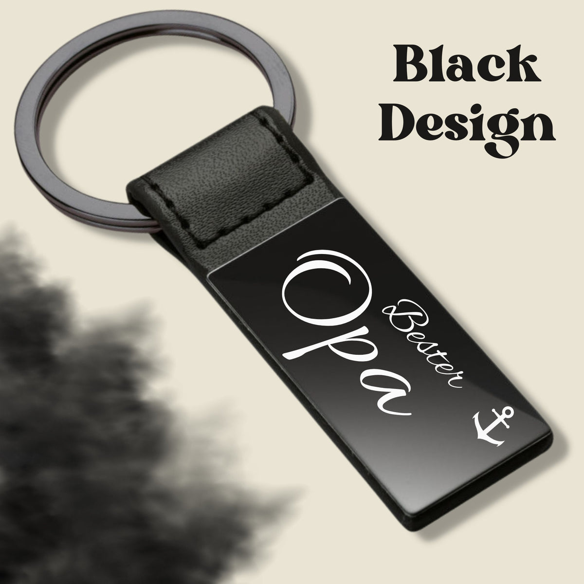 Schlüsselanhänger black - Bester Opa
