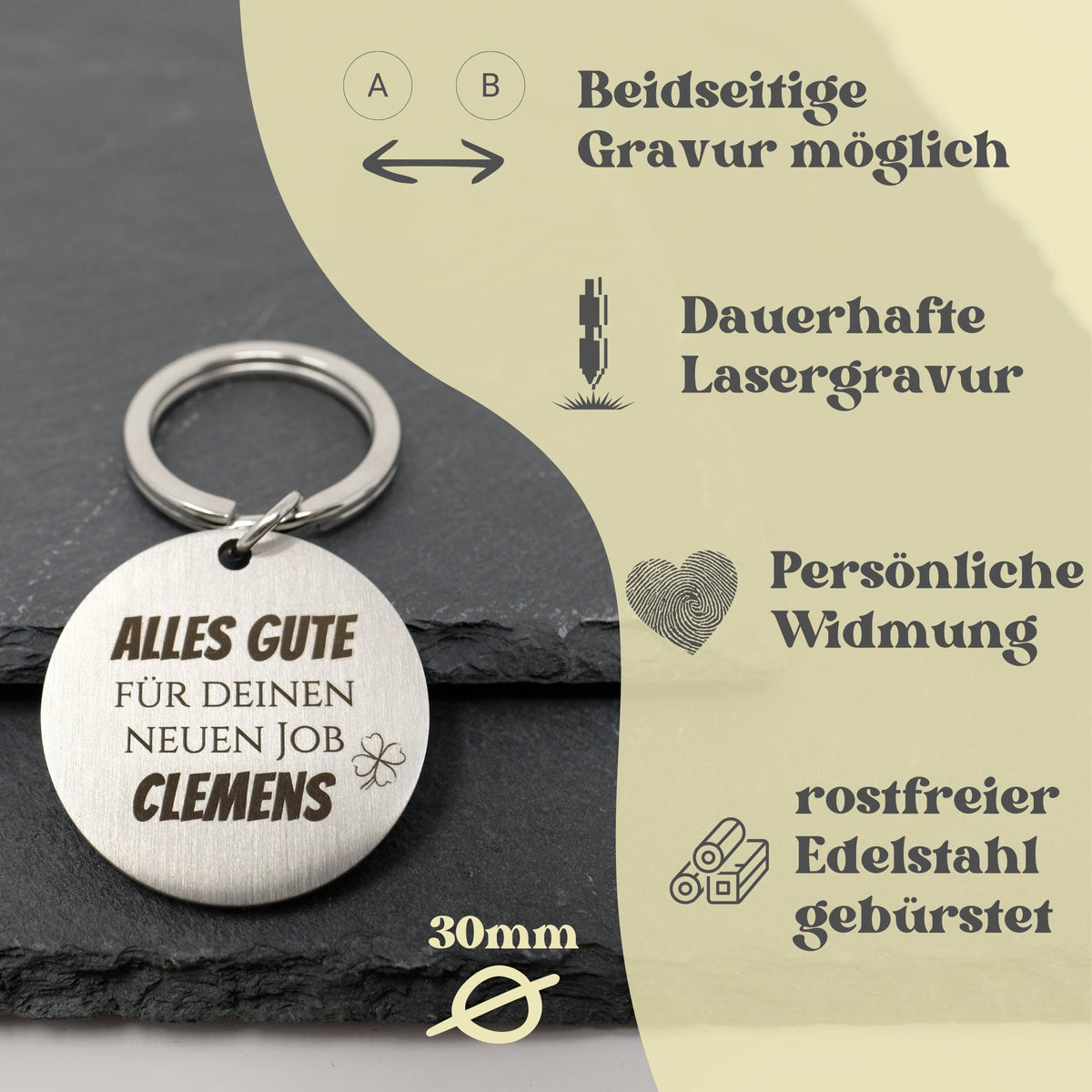 Schlüsselanhänger | Neuer Job