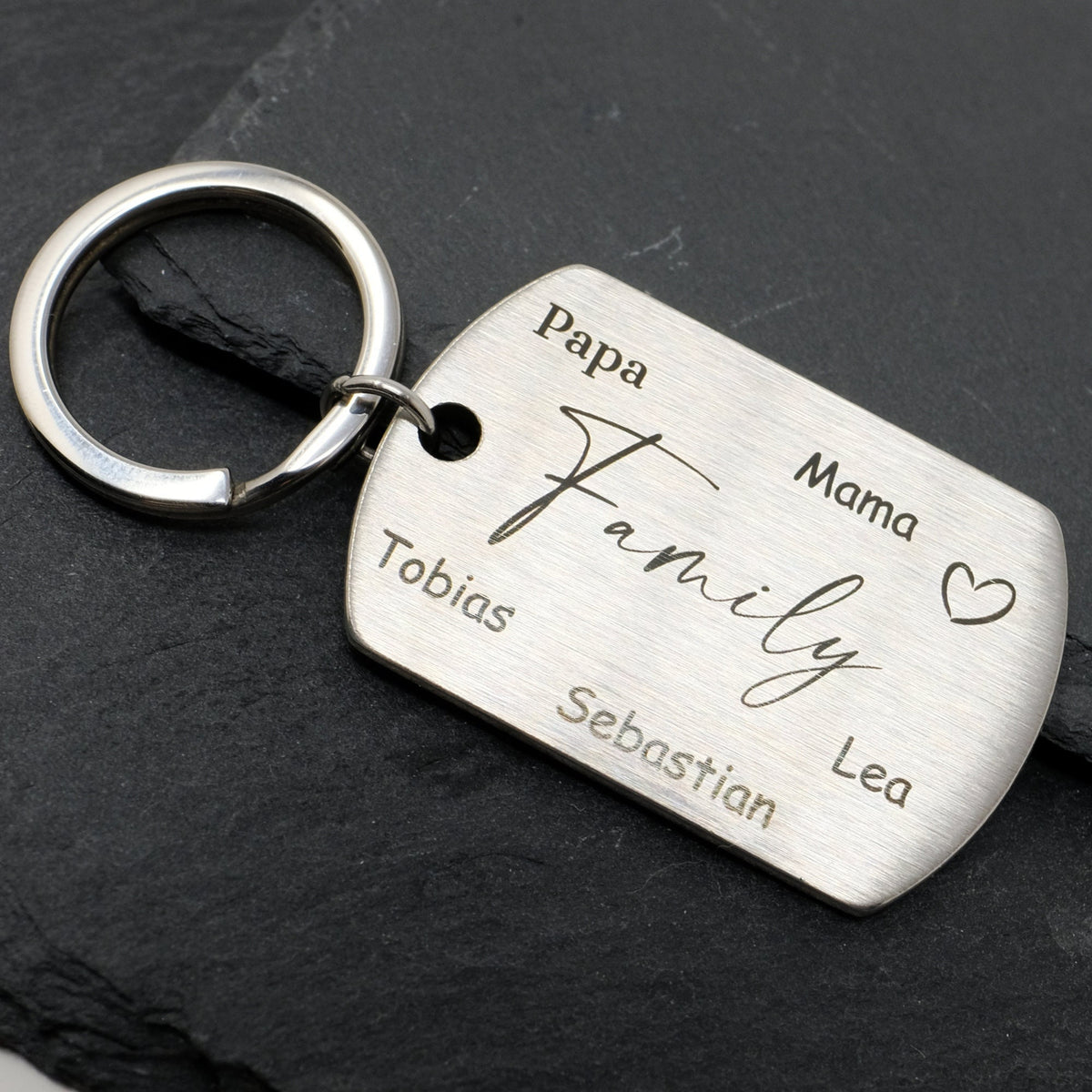 Schlüsselanhänger Dog Tag | Family