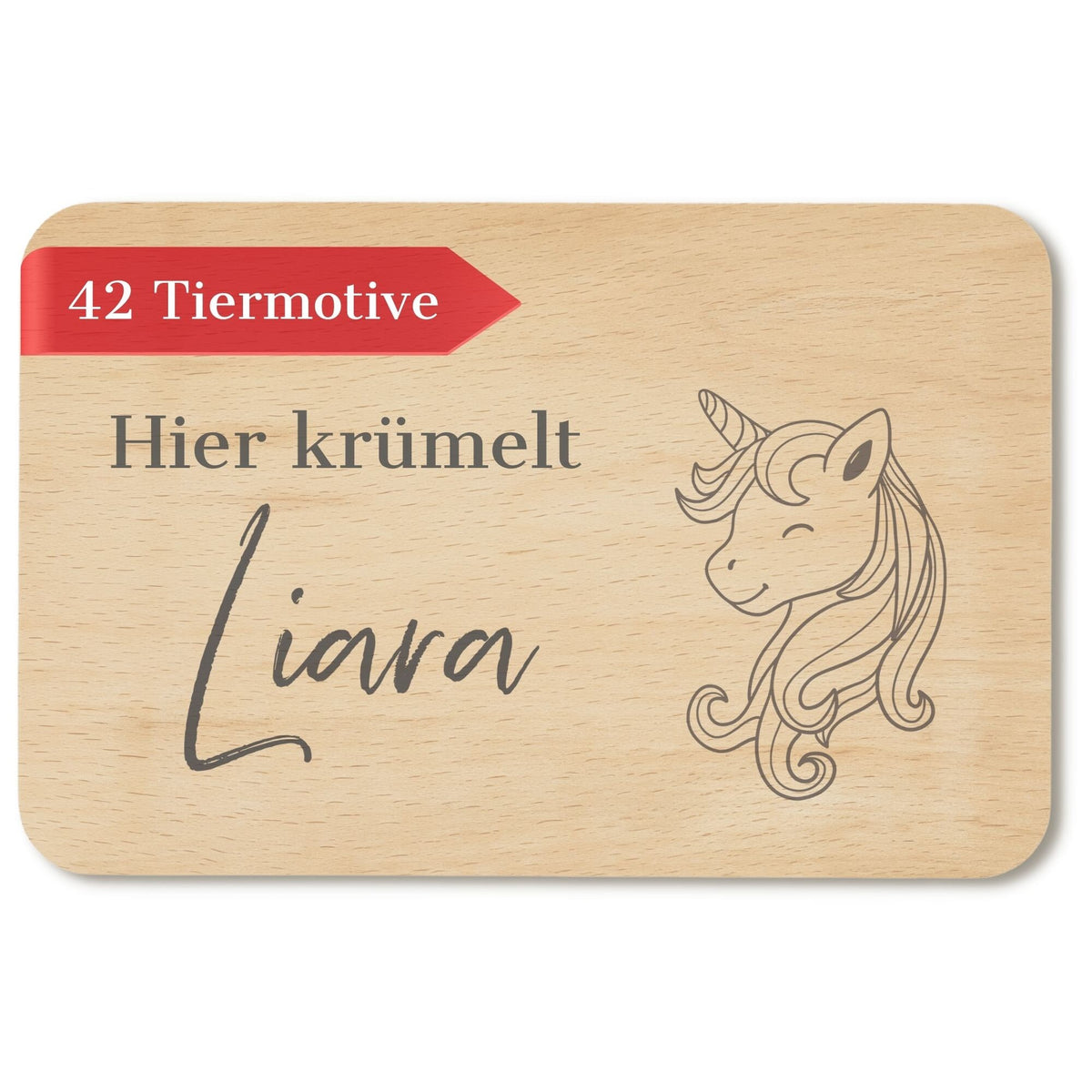 Frühstücksbrettchen "Tiermotiv"