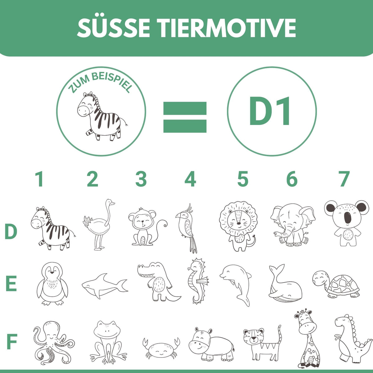 Frühstücksbrettchen "Tiermotiv"