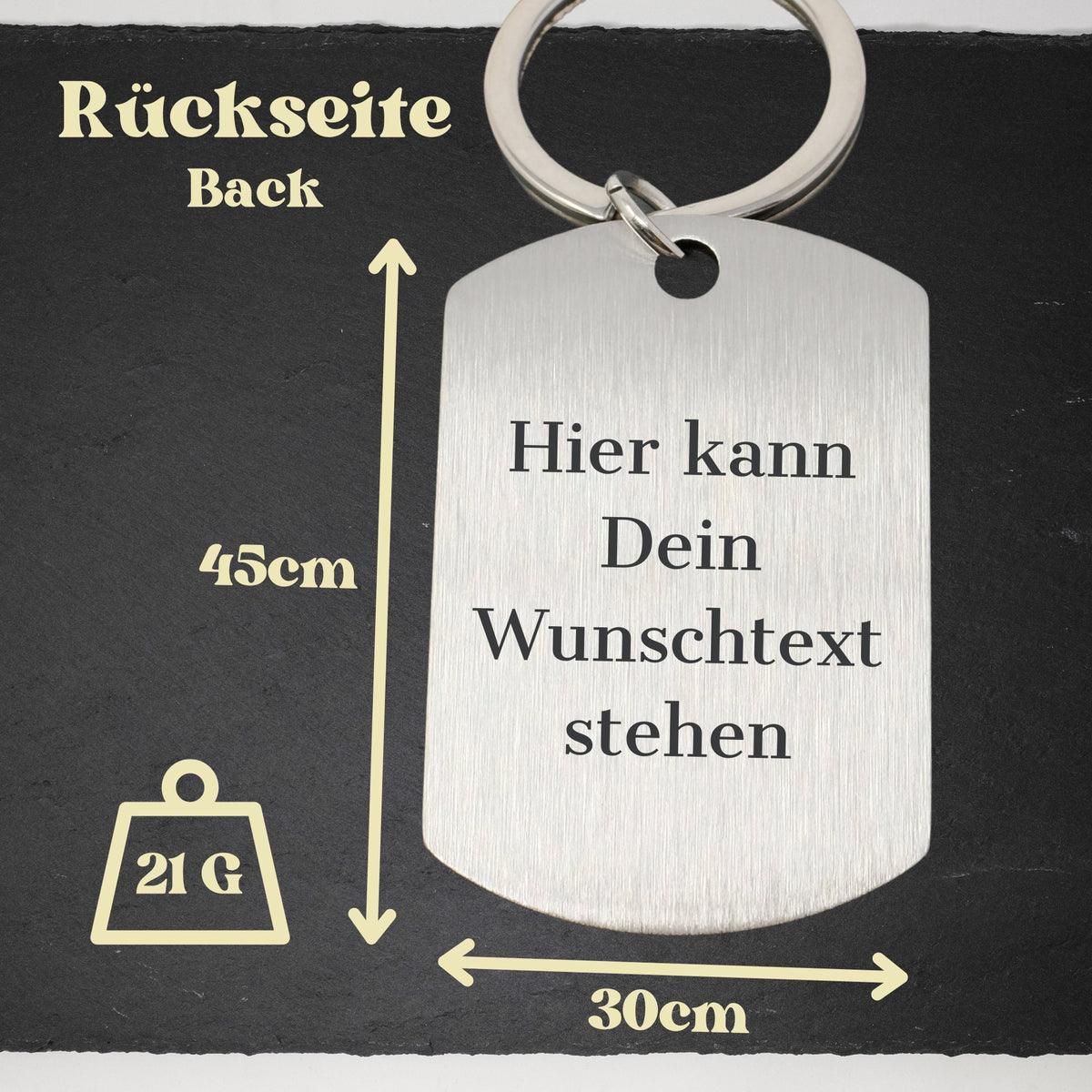 Schlüsselanhänger Dog Tag | Freundin