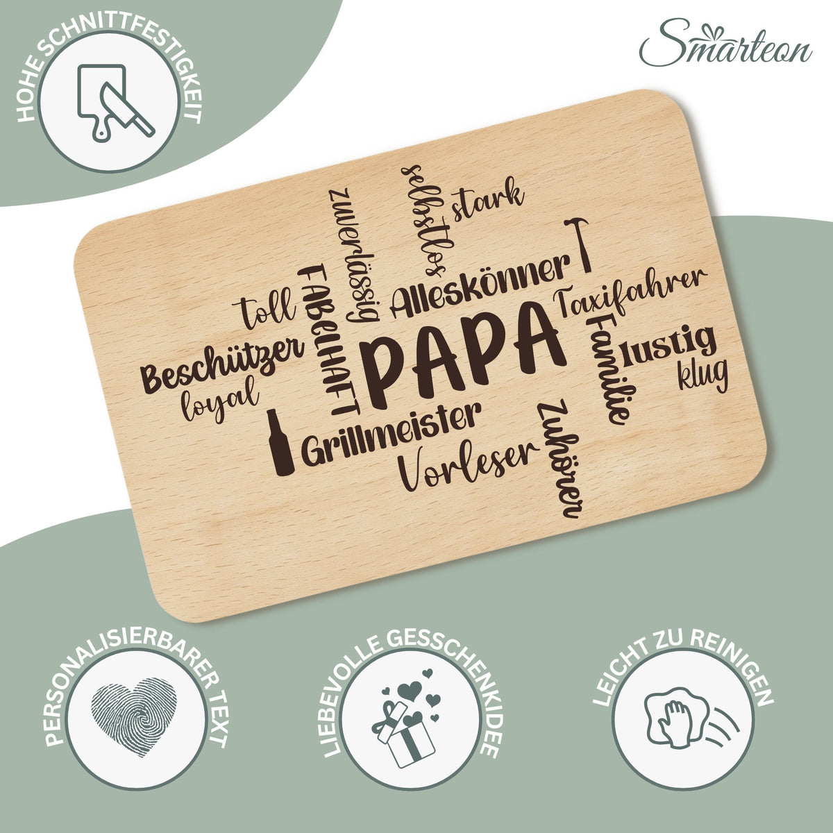 Frühstücksbrett "PAPA"