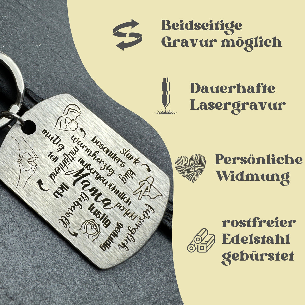 Schlüsselanhänger | Mamawolke
