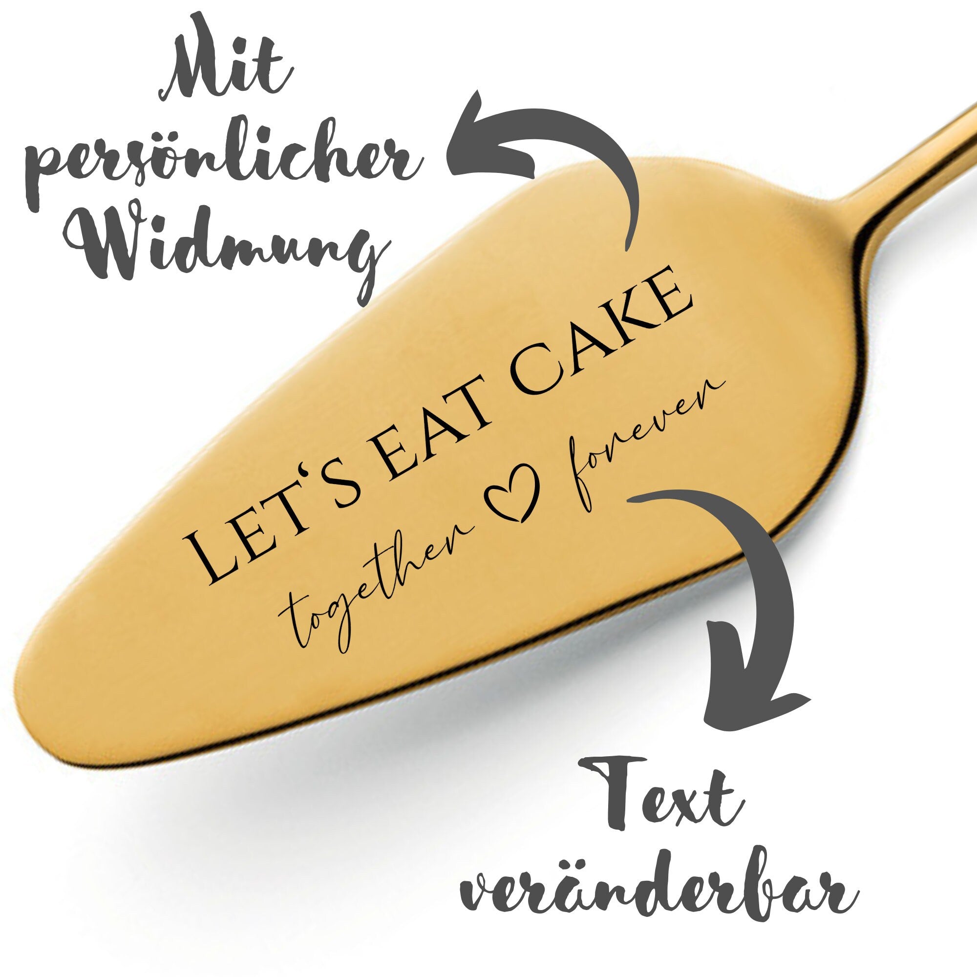 Tortenheber Set "Let's eat cake"