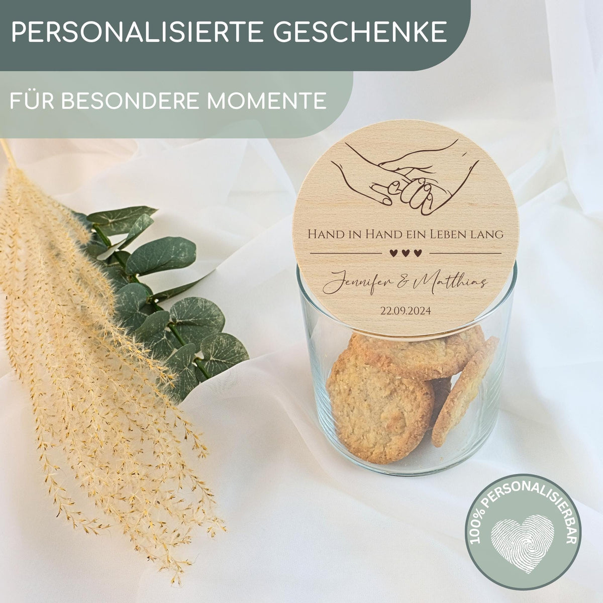 Vorratsglas | Hand in Hand