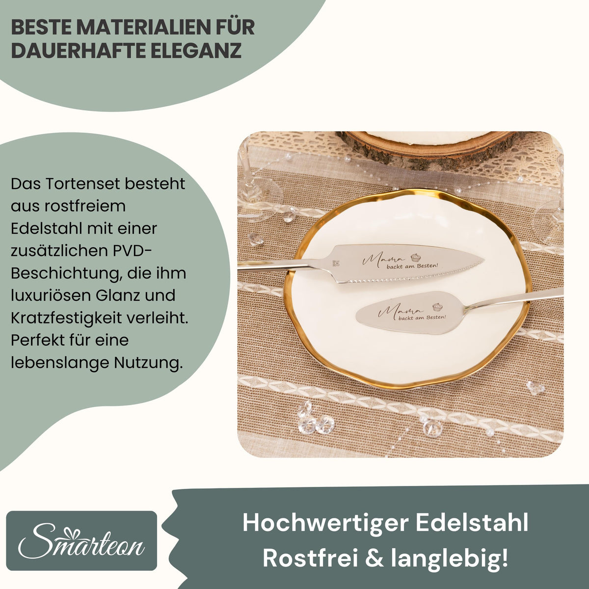 Tortenheber Set "Die geheime Zutat"
