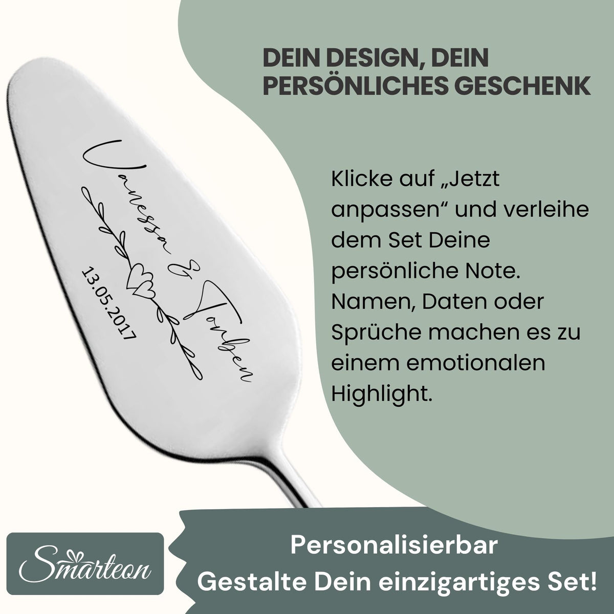 Tortenheber Set "Hochzeit"
