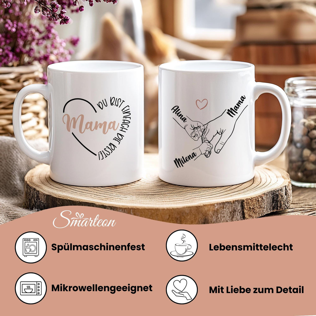 Personalisierte Tasse mit Namen