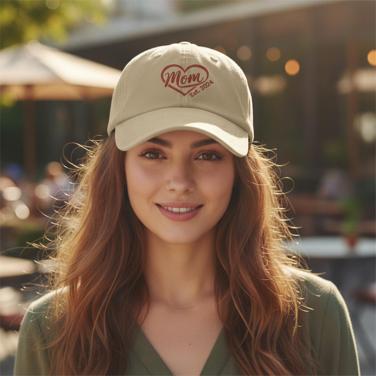 Personalisierte Vintage Cap - 100%Baumwolle