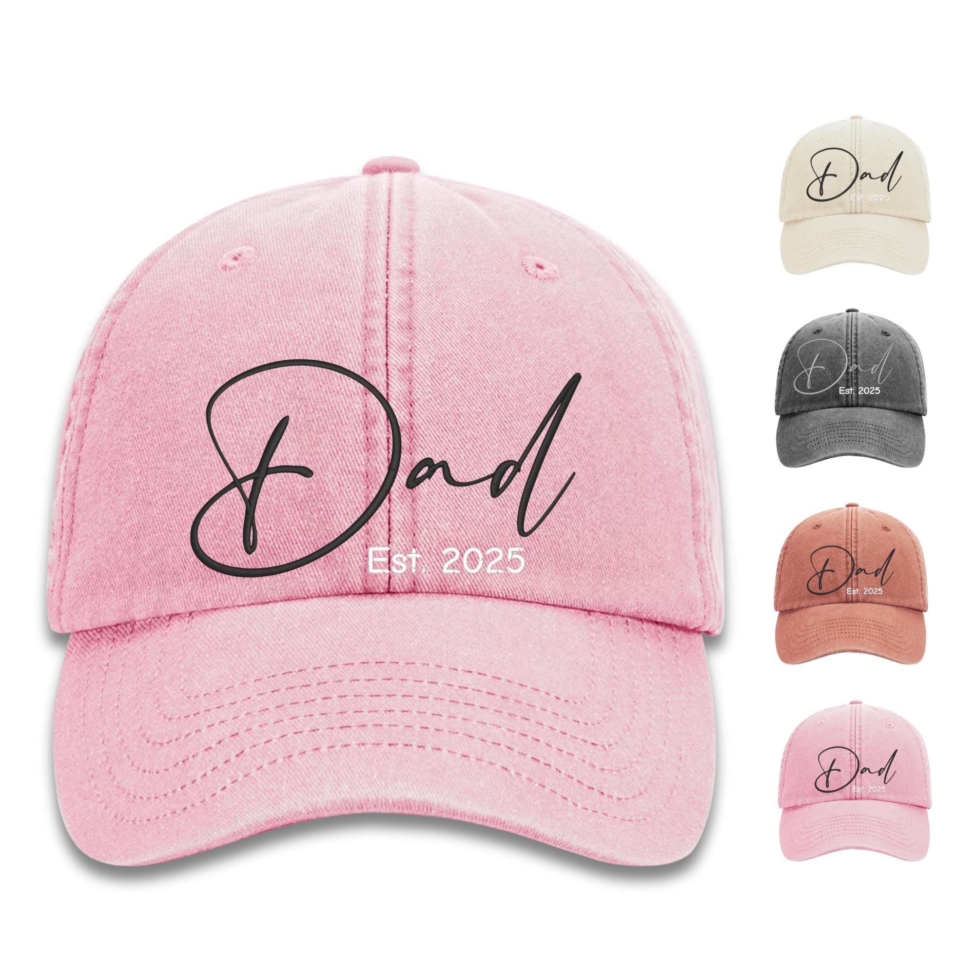 Personalisierte Vintage Cap - 100%Baumwolle - Bestickte Vintage Cap - Geschenk für Papa - Personalisierbare Kappe mit Stick