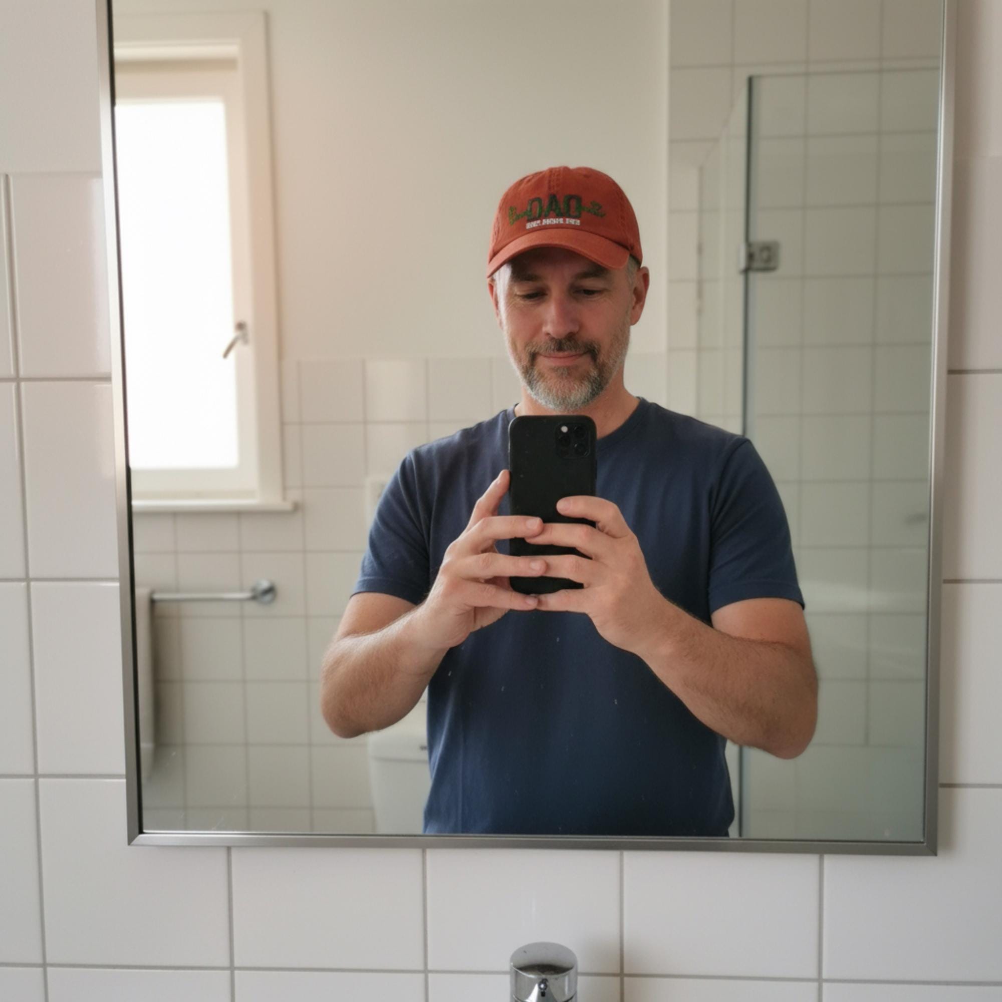 Personalisierte Vintage Cap - 100%Baumwolle - Bestickte Vintage Cap - Geschenk für Papa - Personalisierbare Kappe mit Stick