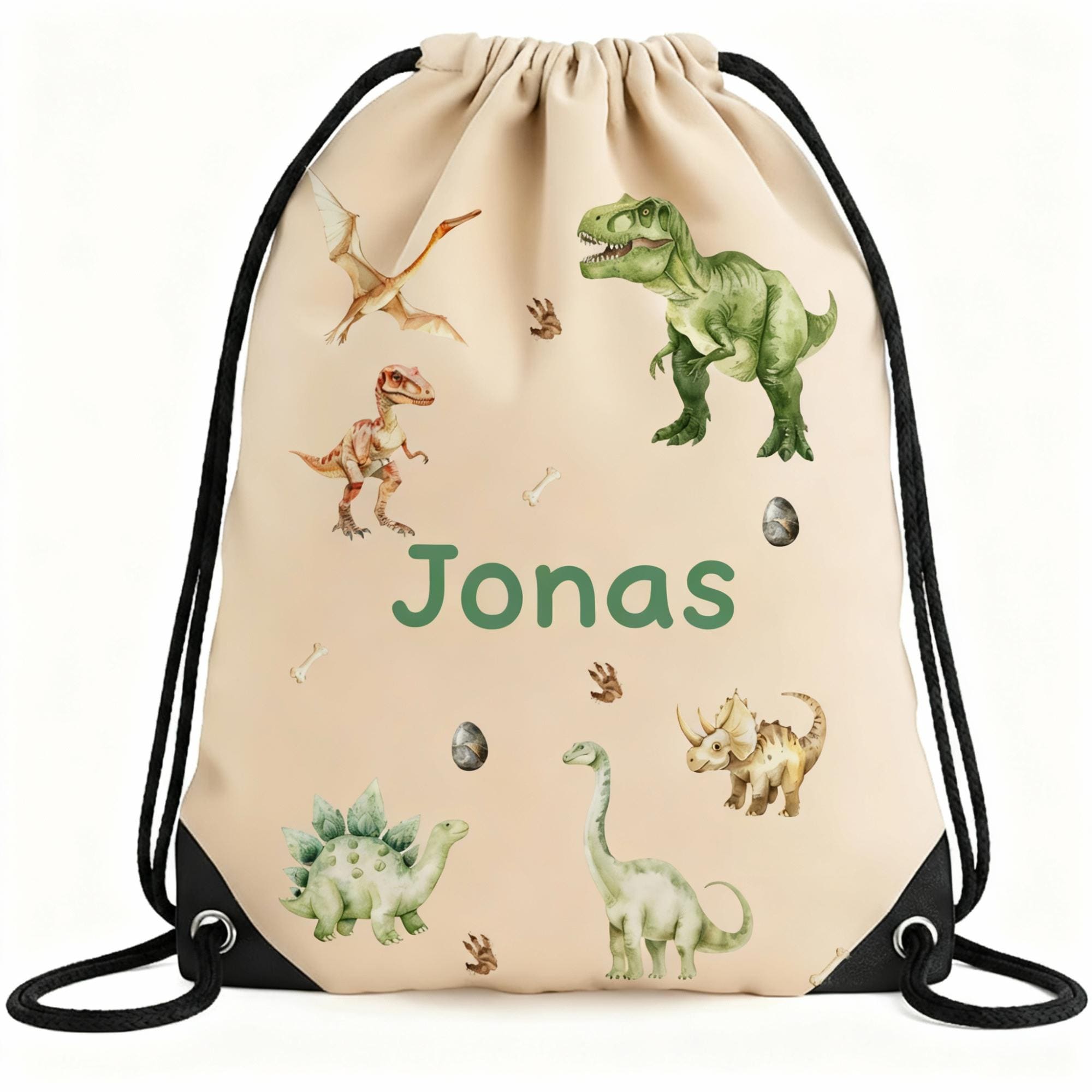 Personalisierter Turnbeutel mit Namen | Gymbag Kinder Mädchen Junge | Geschenk zur Einschulung & Kindergartenstart | Sportbeutel Schule Kita