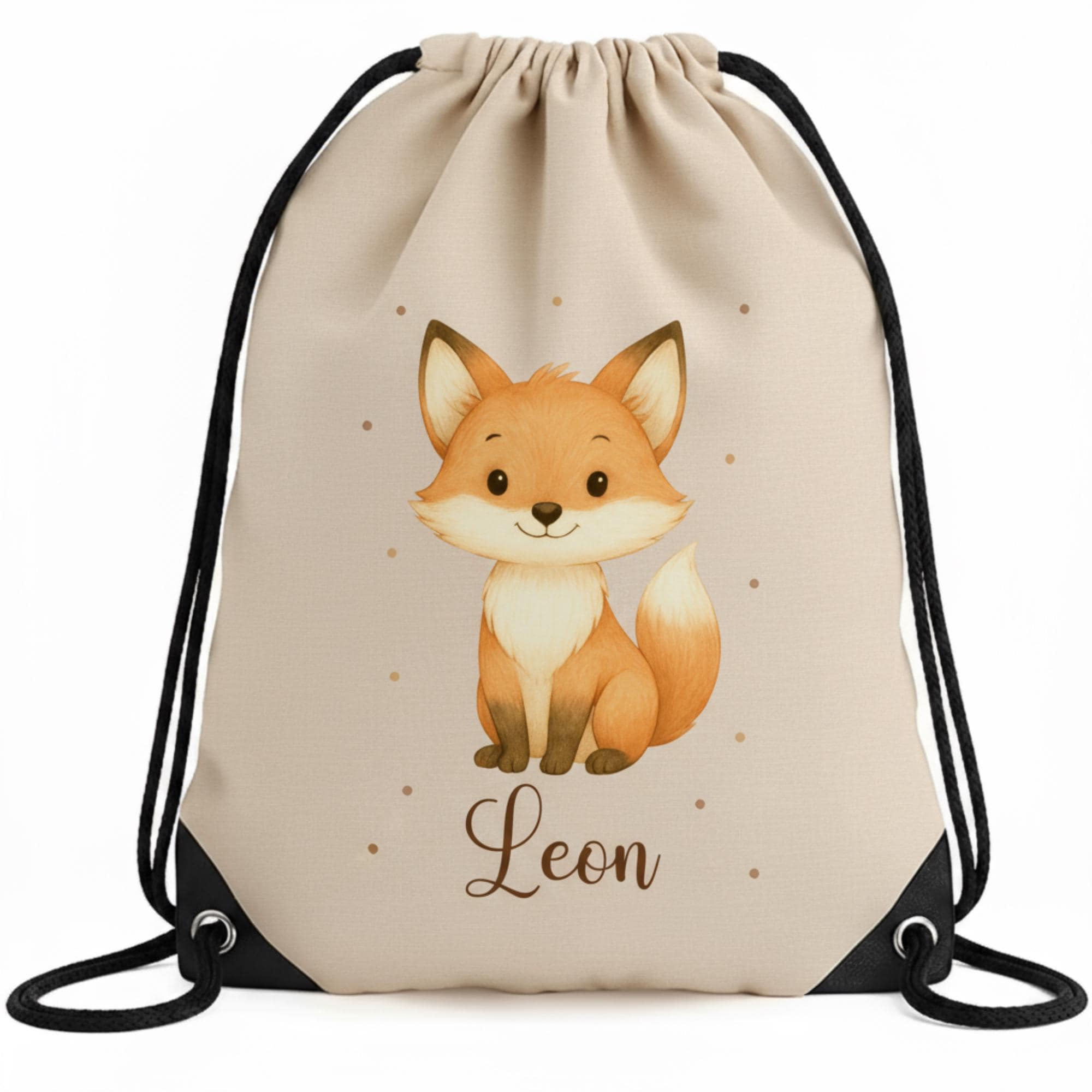 Personalisierter Turnbeutel mit Namen | Gymbag Kinder Mädchen Junge | Geschenk zur Einschulung & Kindergartenstart | Sportbeutel Schule Kita