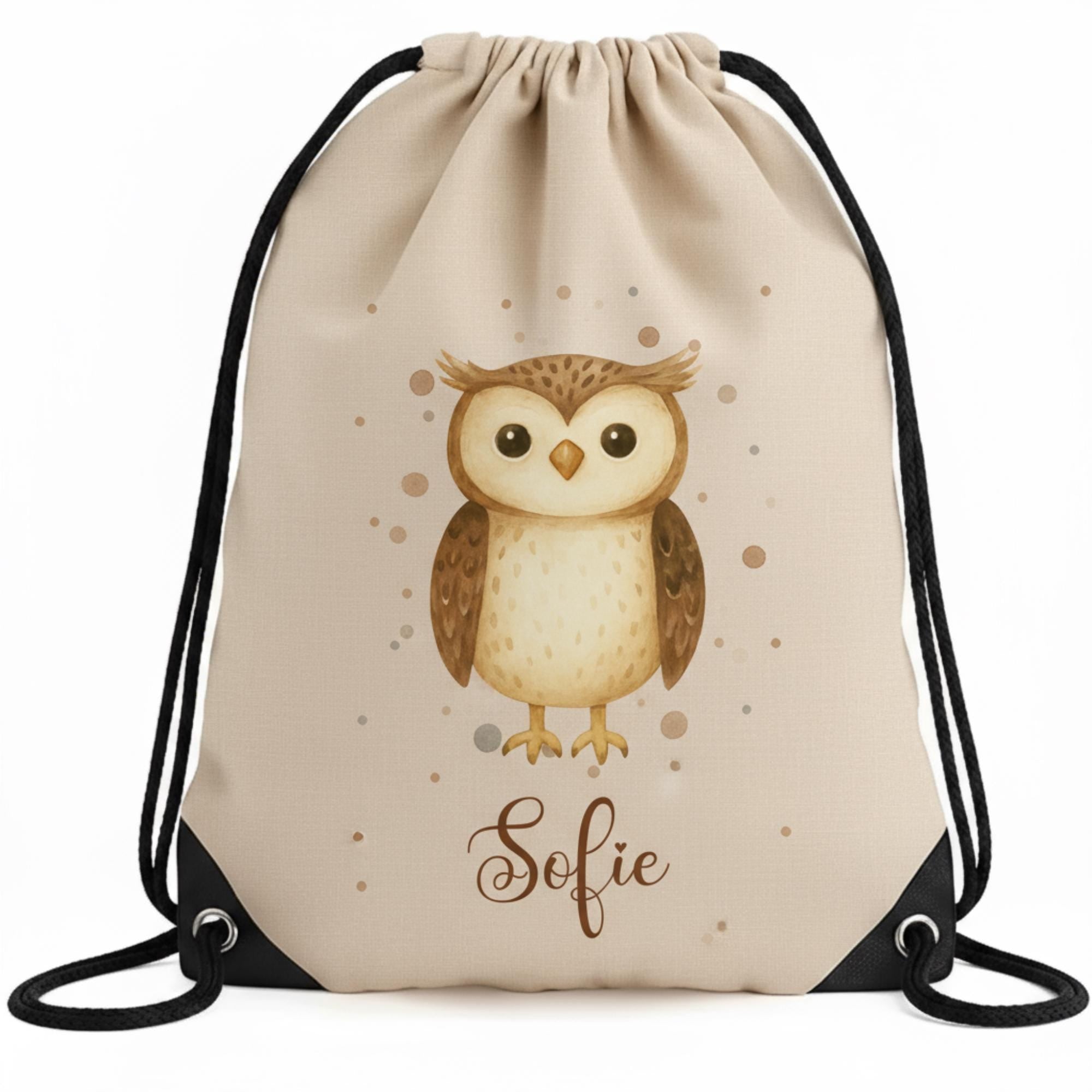 Personalisierter Turnbeutel mit Namen | Gymbag Kinder Mädchen Junge | Geschenk zur Einschulung & Kindergartenstart | Sportbeutel Schule Kita