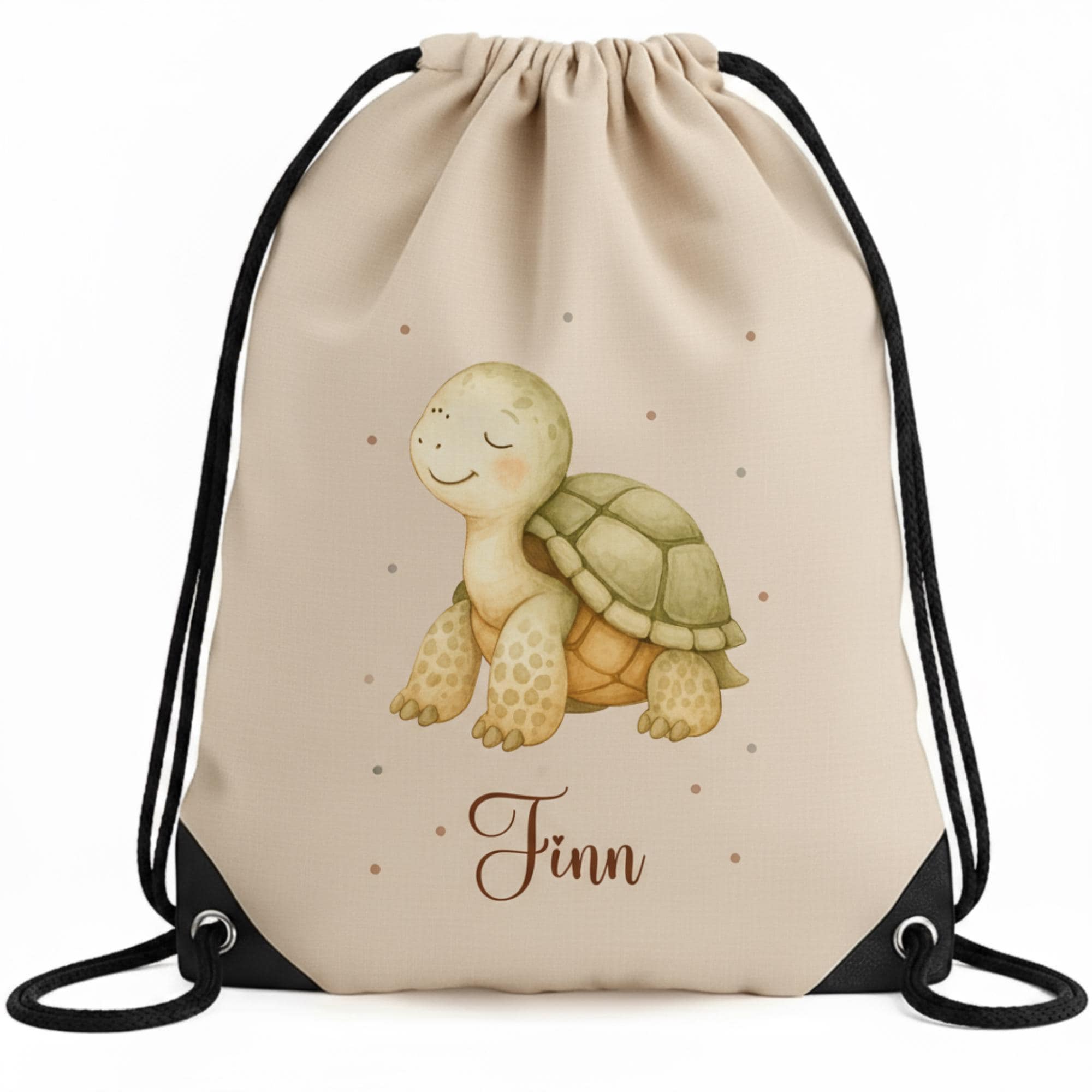 Personalisierter Turnbeutel mit Namen | Gymbag Kinder Mädchen Junge | Geschenk zur Einschulung & Kindergartenstart | Sportbeutel Schule Kita