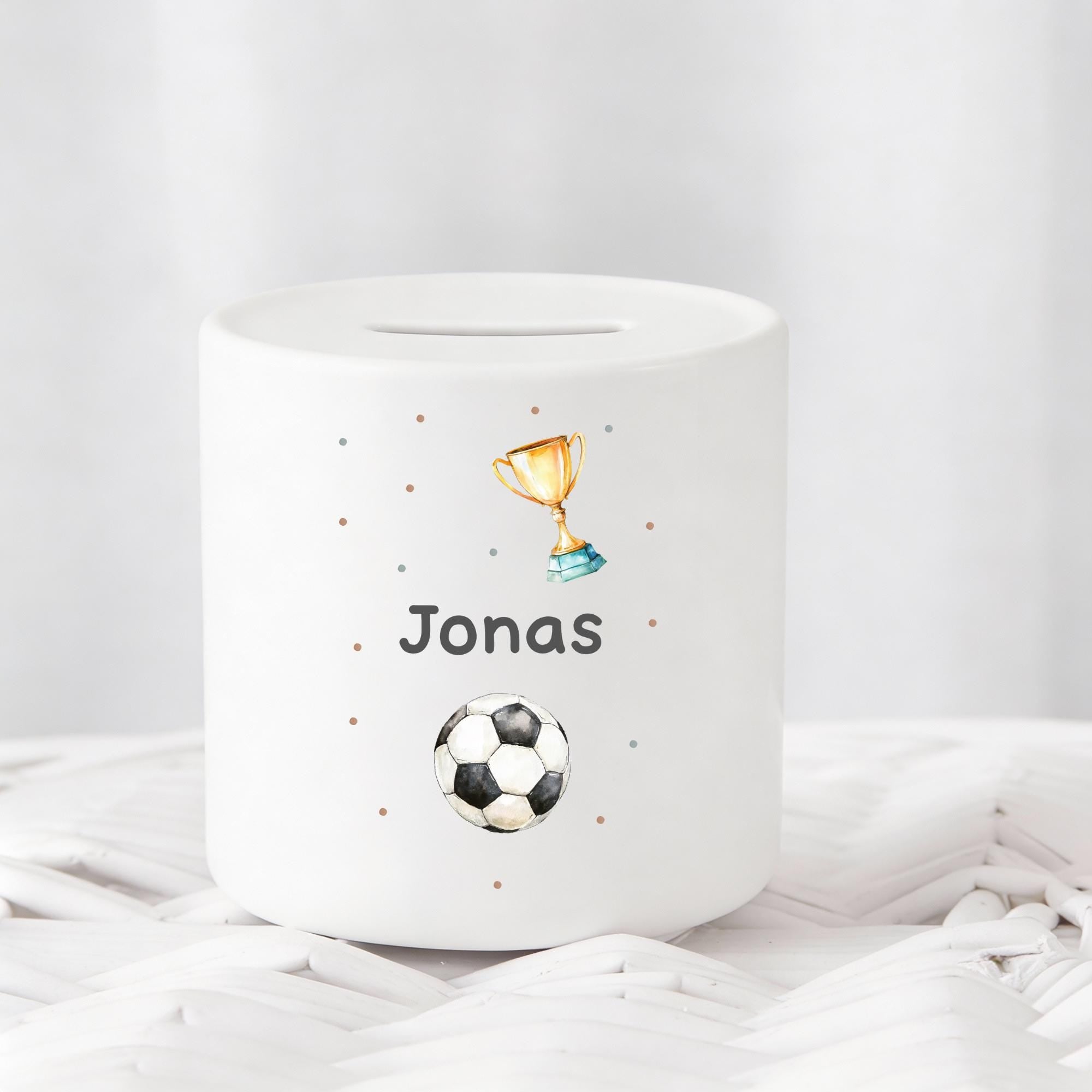 Personalisierte Spardose für Kinder, Sparen für Kinder, Spardose mit Motiven für Mädchen und Jungen