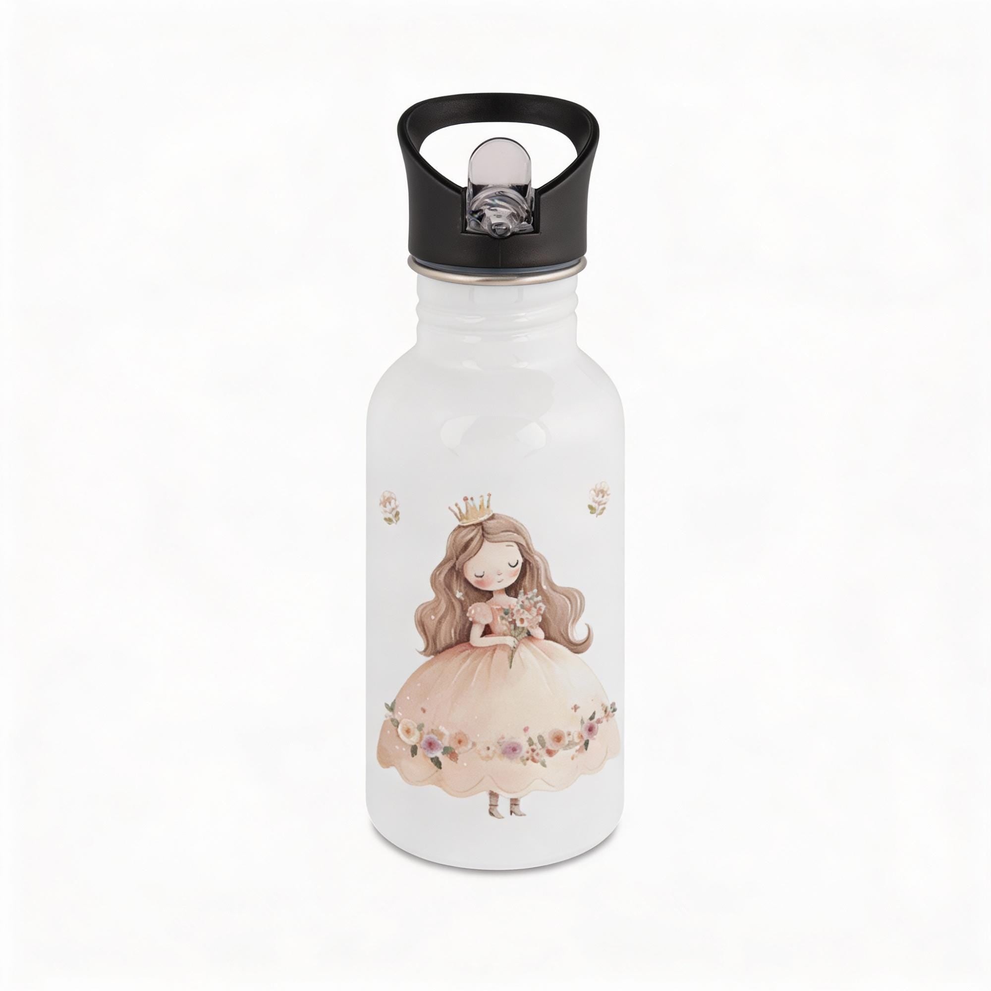 Personalisierte Trinkflache für Kinder, Flasche mit Namen und Motiv, Geschenk für Junge und Mädchen
