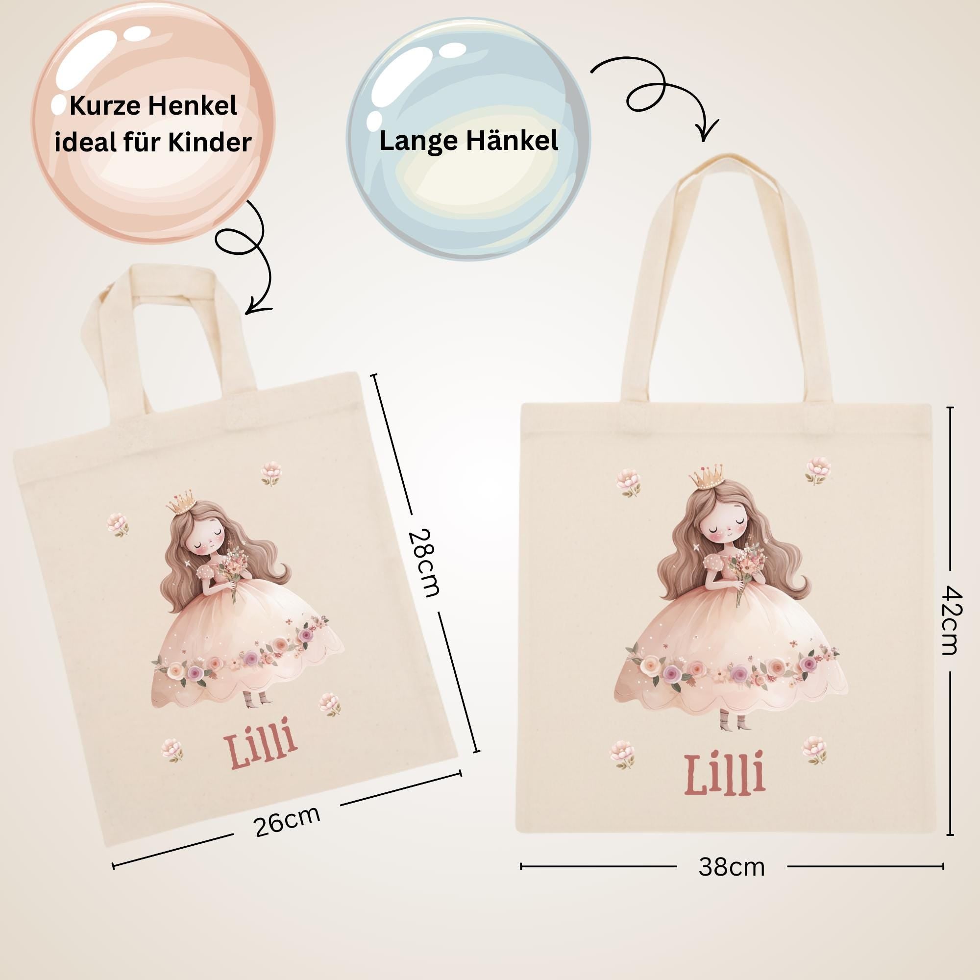 Personalisierte Jutebeutel mit Druck, Beutel mit Namen, Stofftasche für Kinder, Sportbeutel Kindergarten, Geschenk für Junge und Mädchen